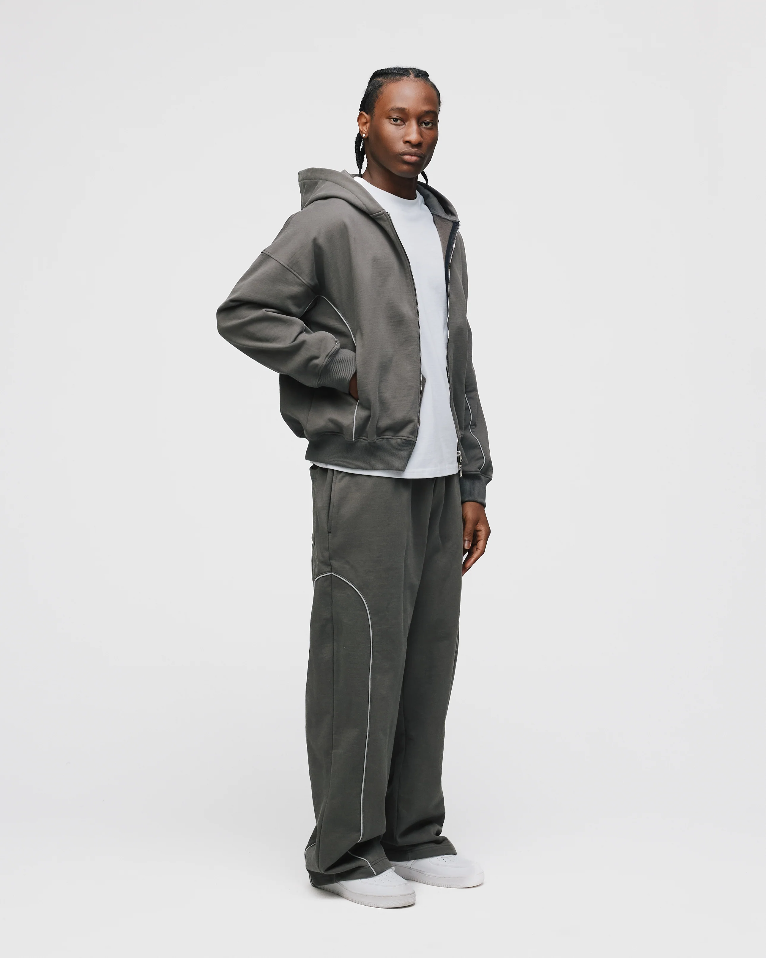 Arc Baggy Sweatpants - Charcoal - Image 5