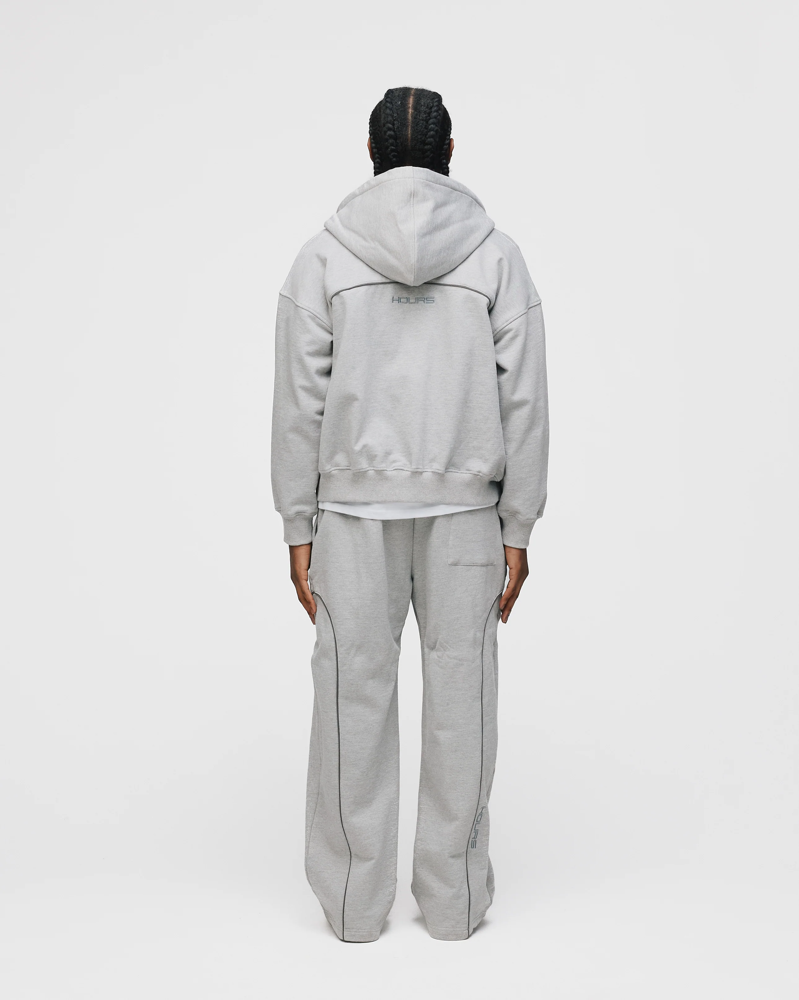 Arc Baggy Sweatpants - Grey - Image 7