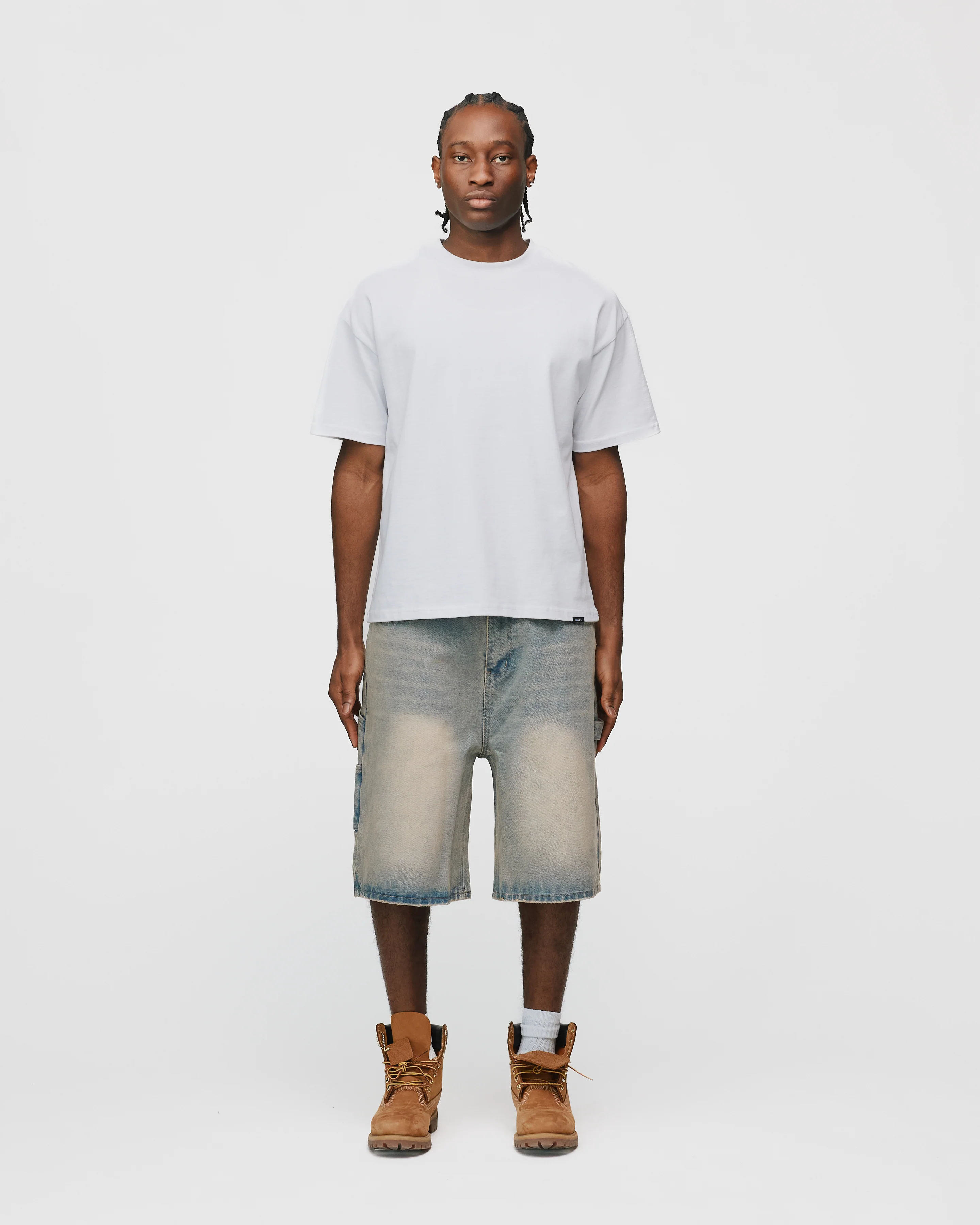 Baggy Denim Shorts - Desert Wash - Image 2