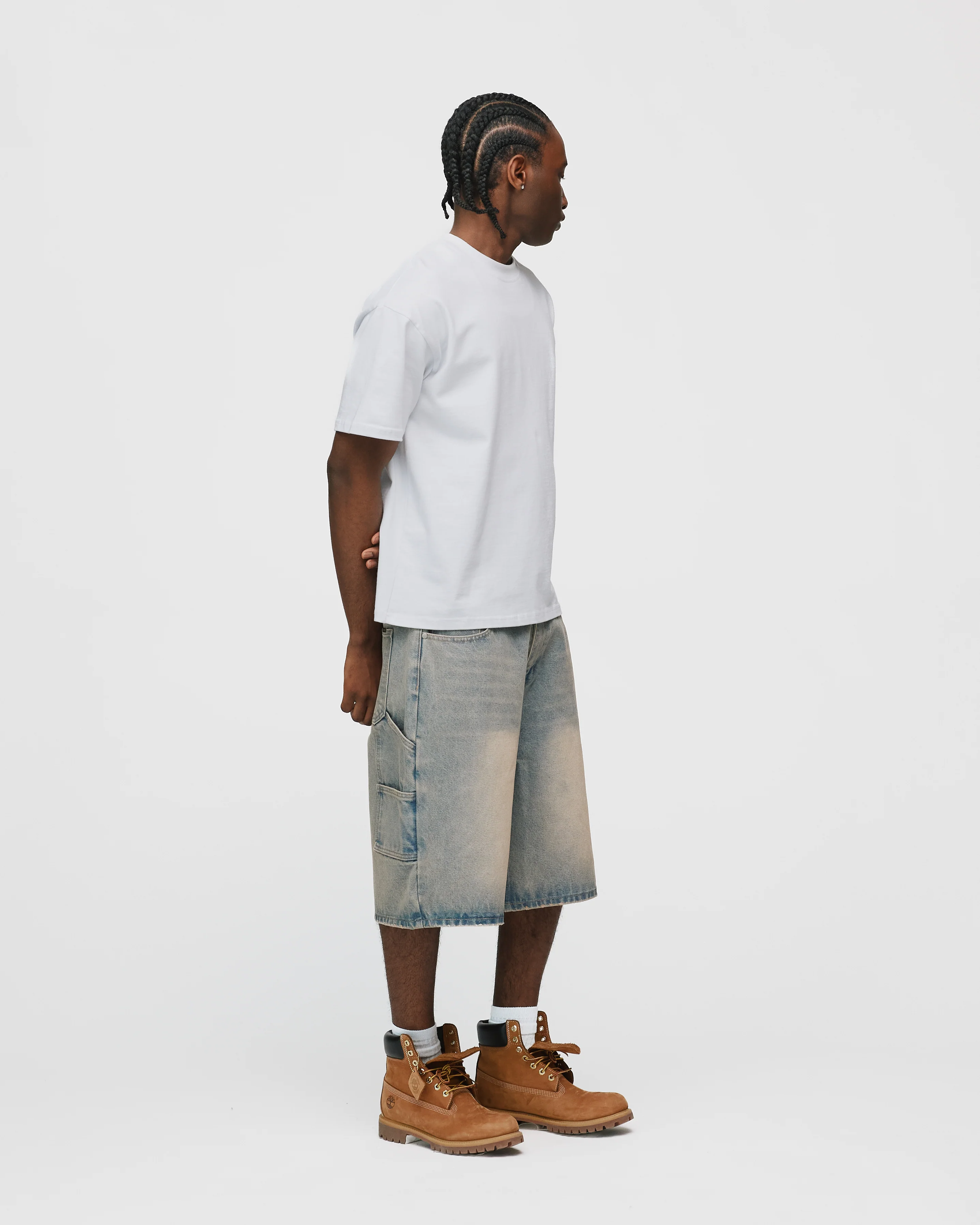 Baggy Denim Shorts - Desert Wash - Image 5