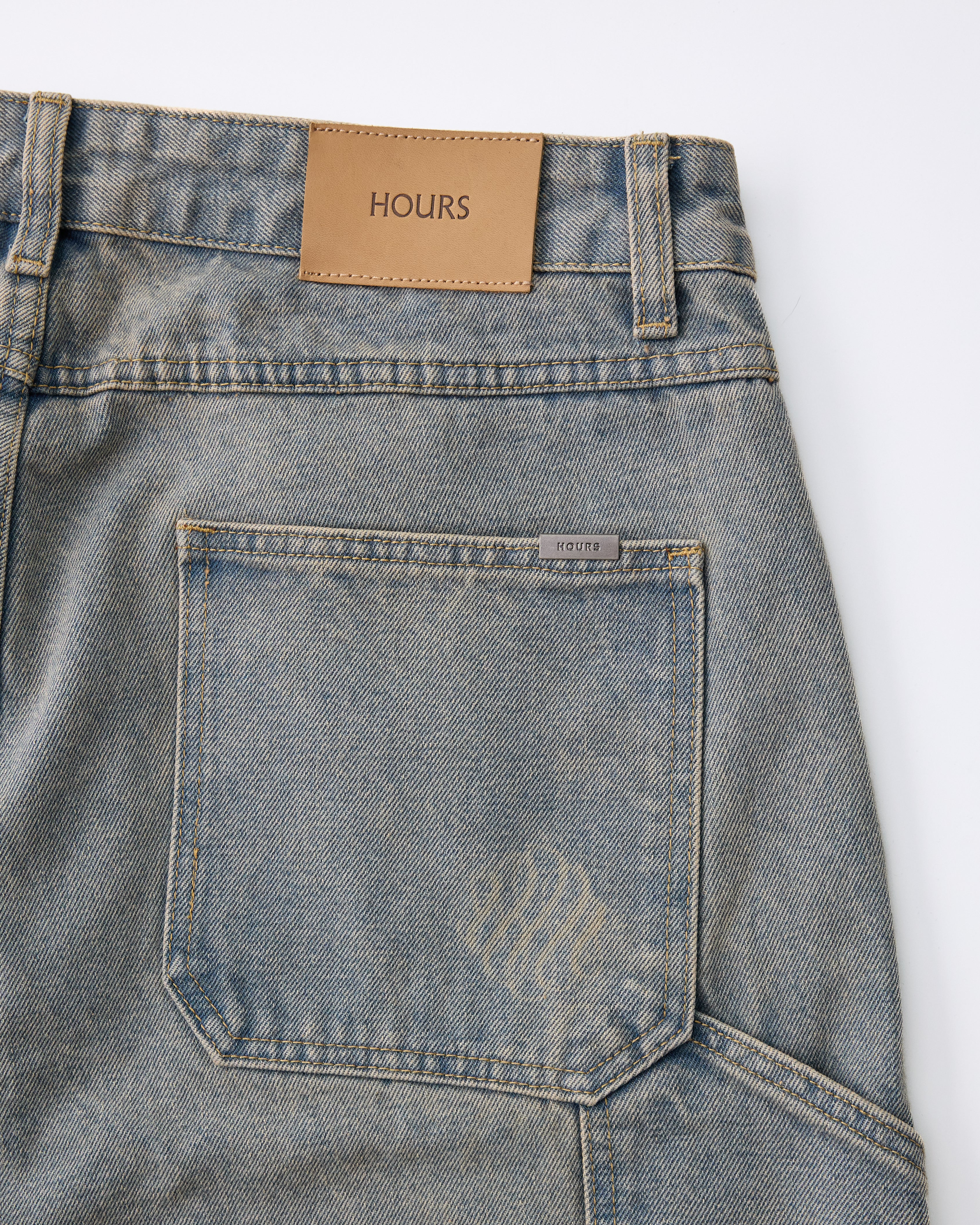 Baggy Denim Shorts - Desert Wash - Image 7