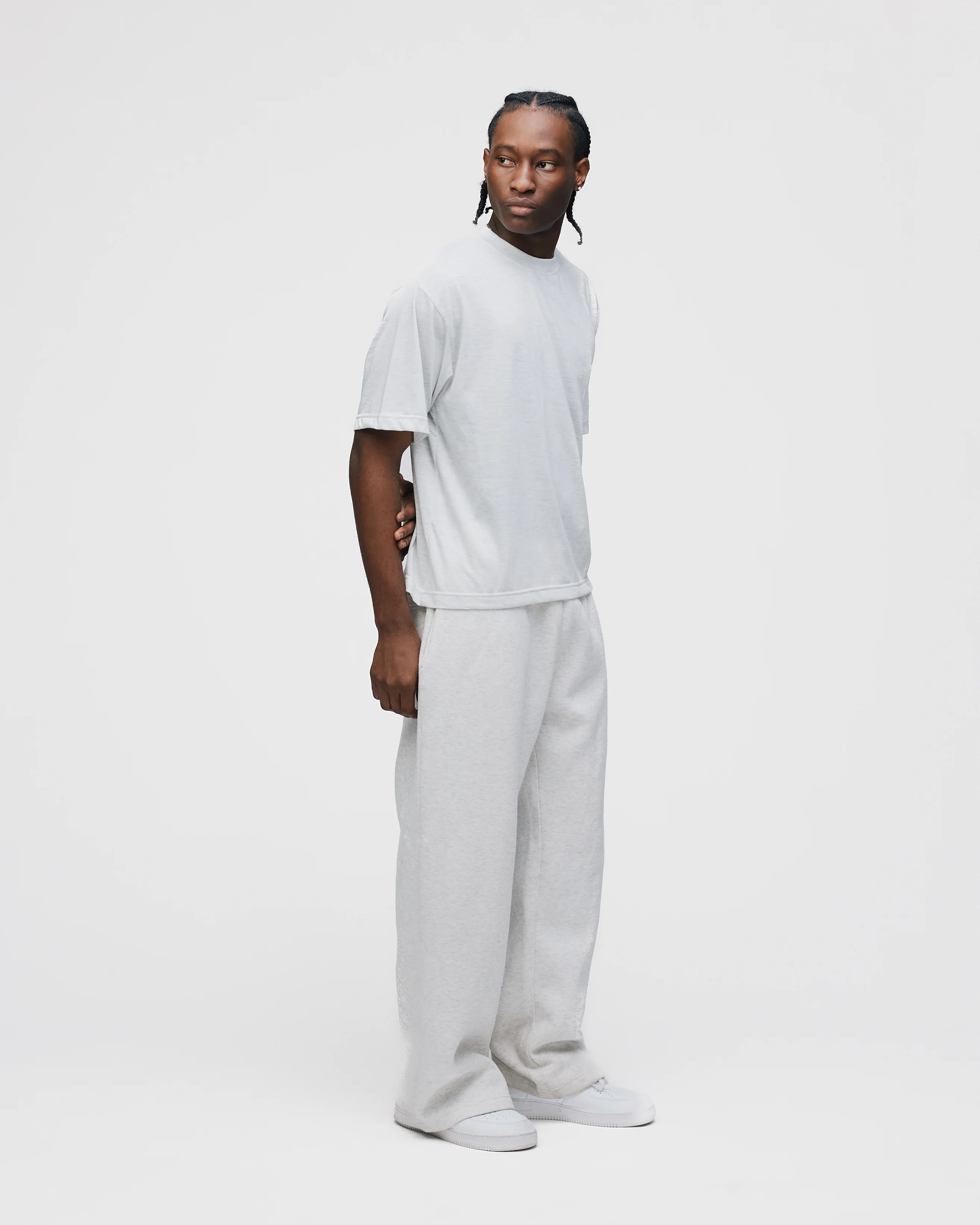 Baggy Sweatpants - Ash - Image 5