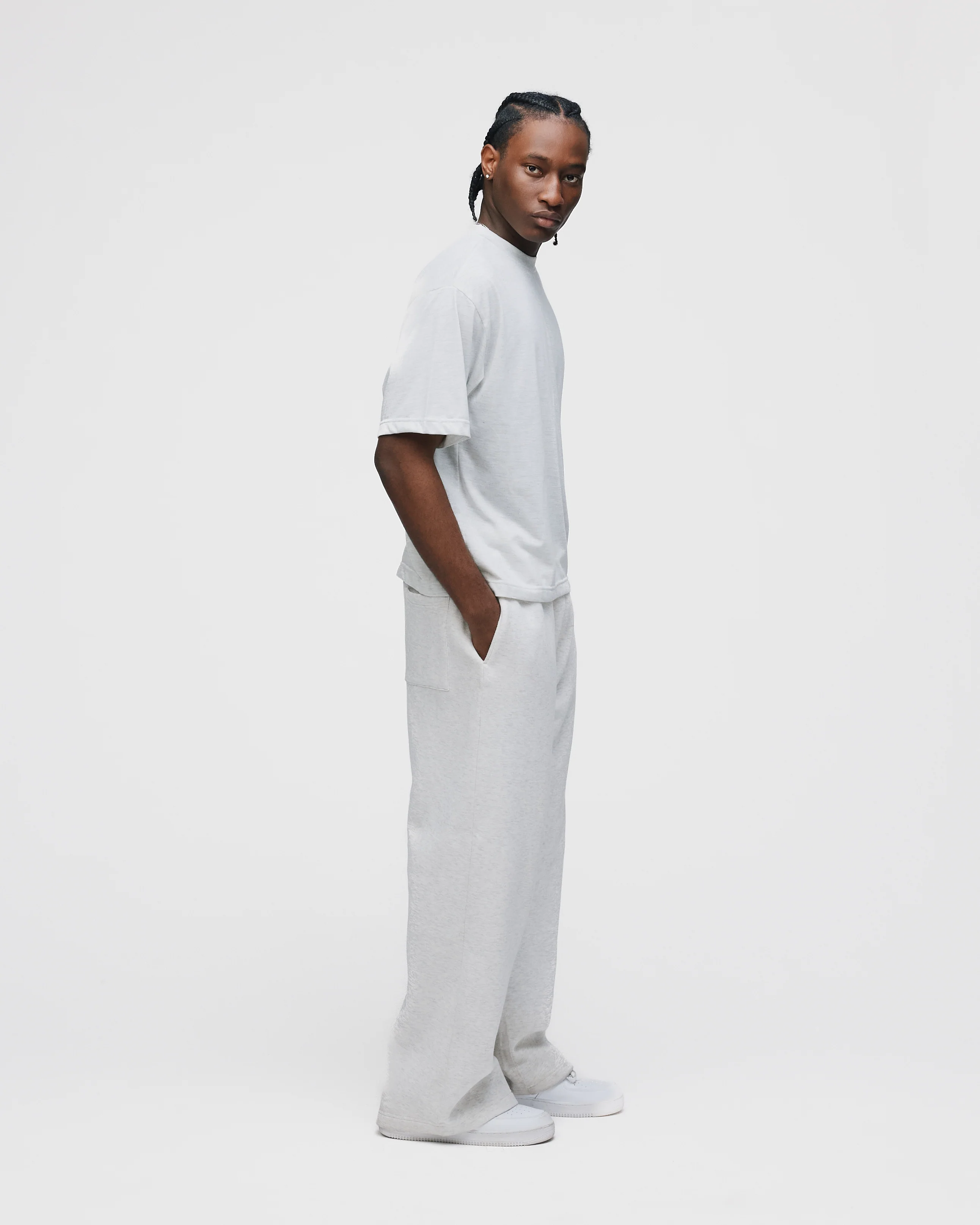 Baggy Sweatpants - Ash - Image 6