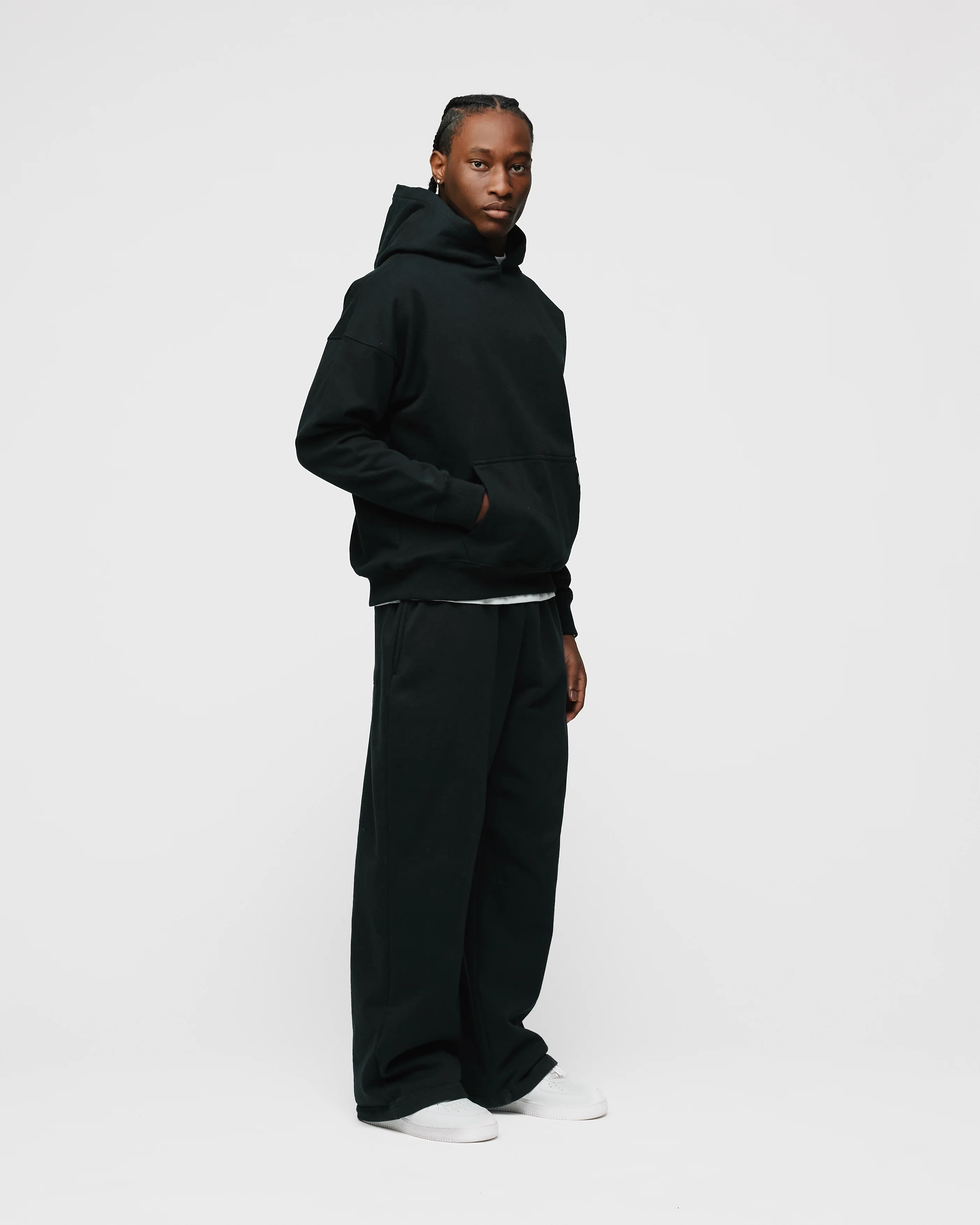 Baggy Sweatpants - Black - Image 5