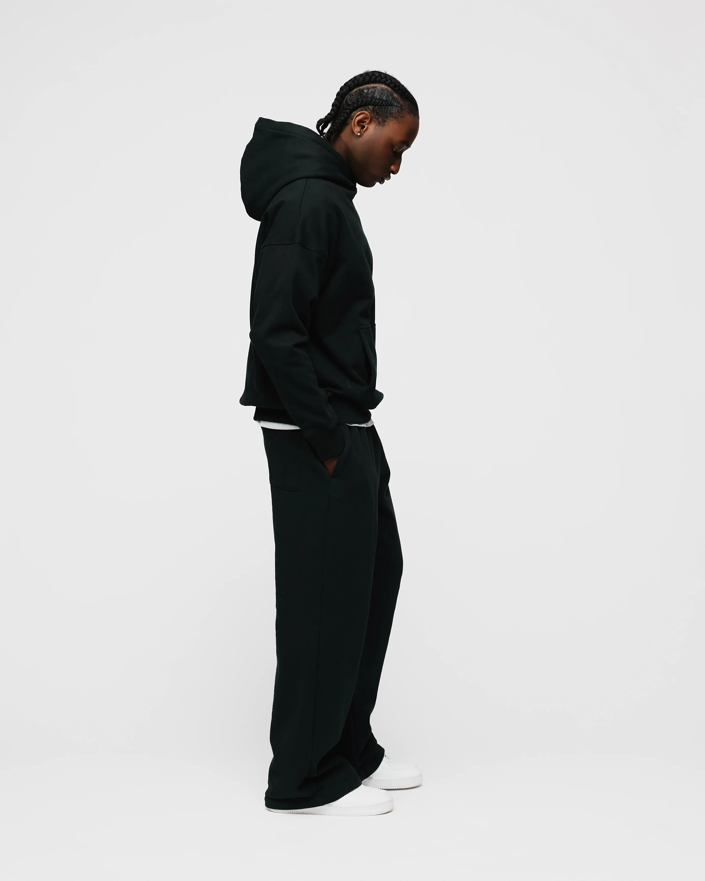 Baggy Sweatpants - Black - Image 6