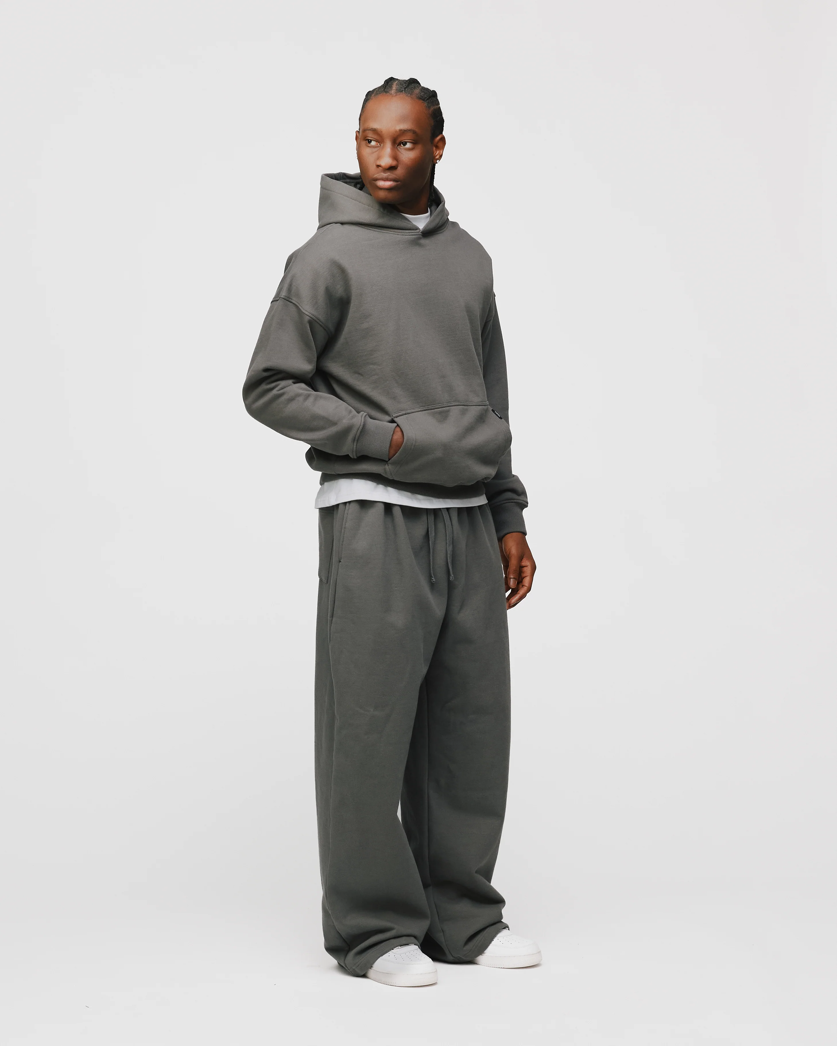 Baggy Sweatpants - Charcoal - Image 5