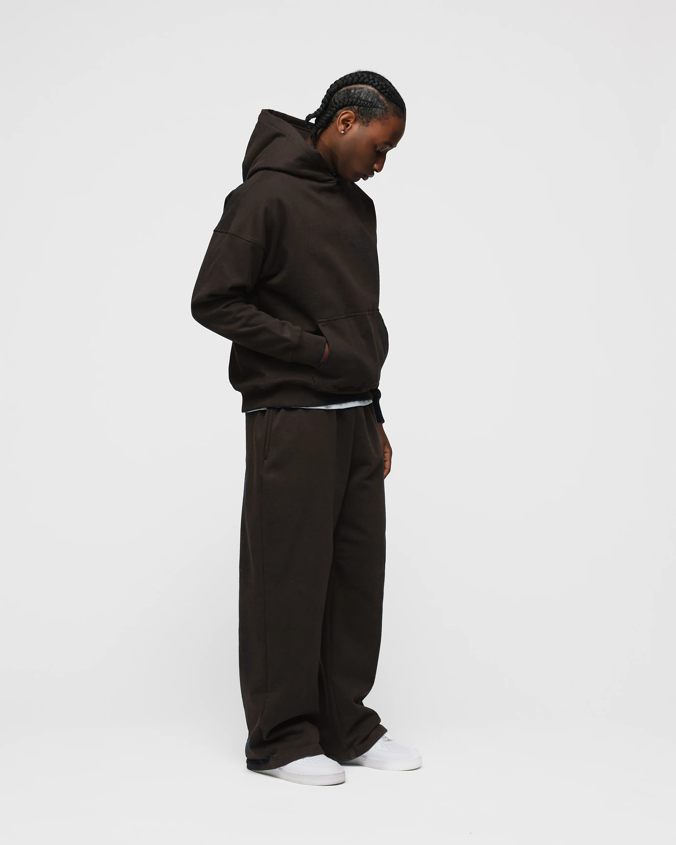 Baggy Sweatpants - Espresso - Image 5