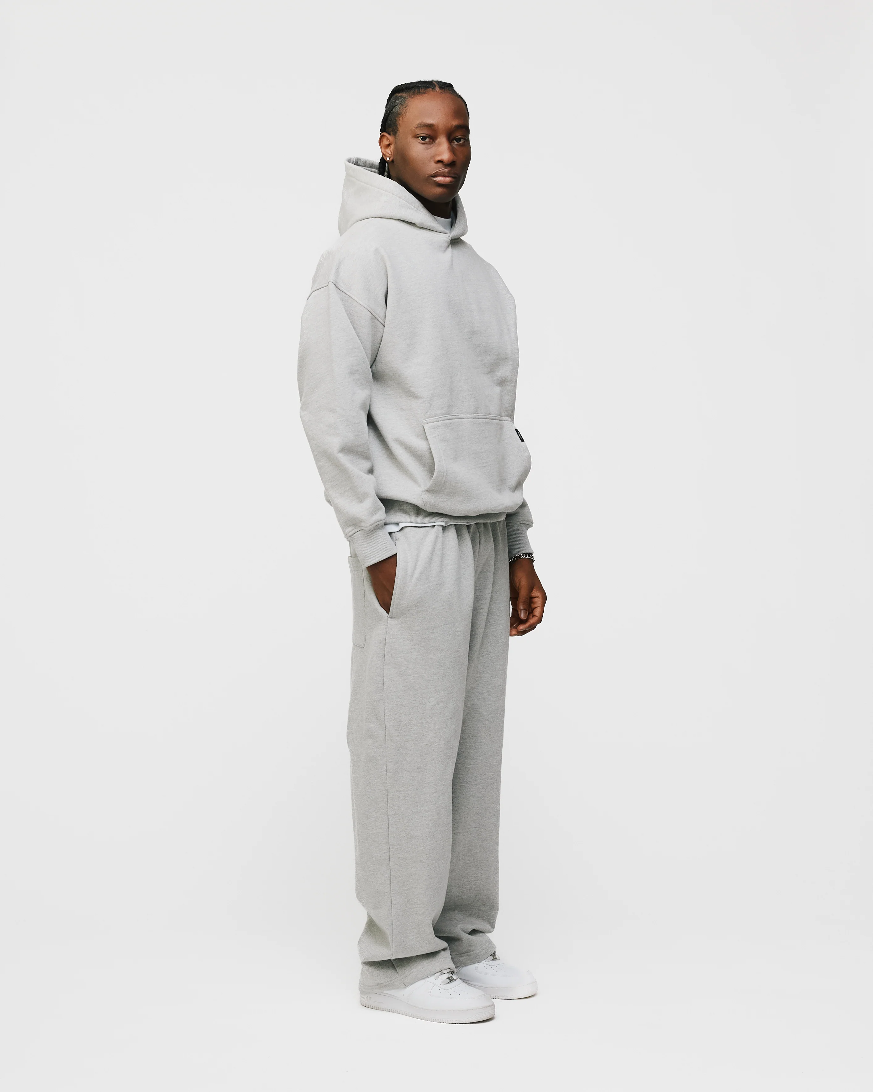 Baggy Sweatpants - Grey - Image 5