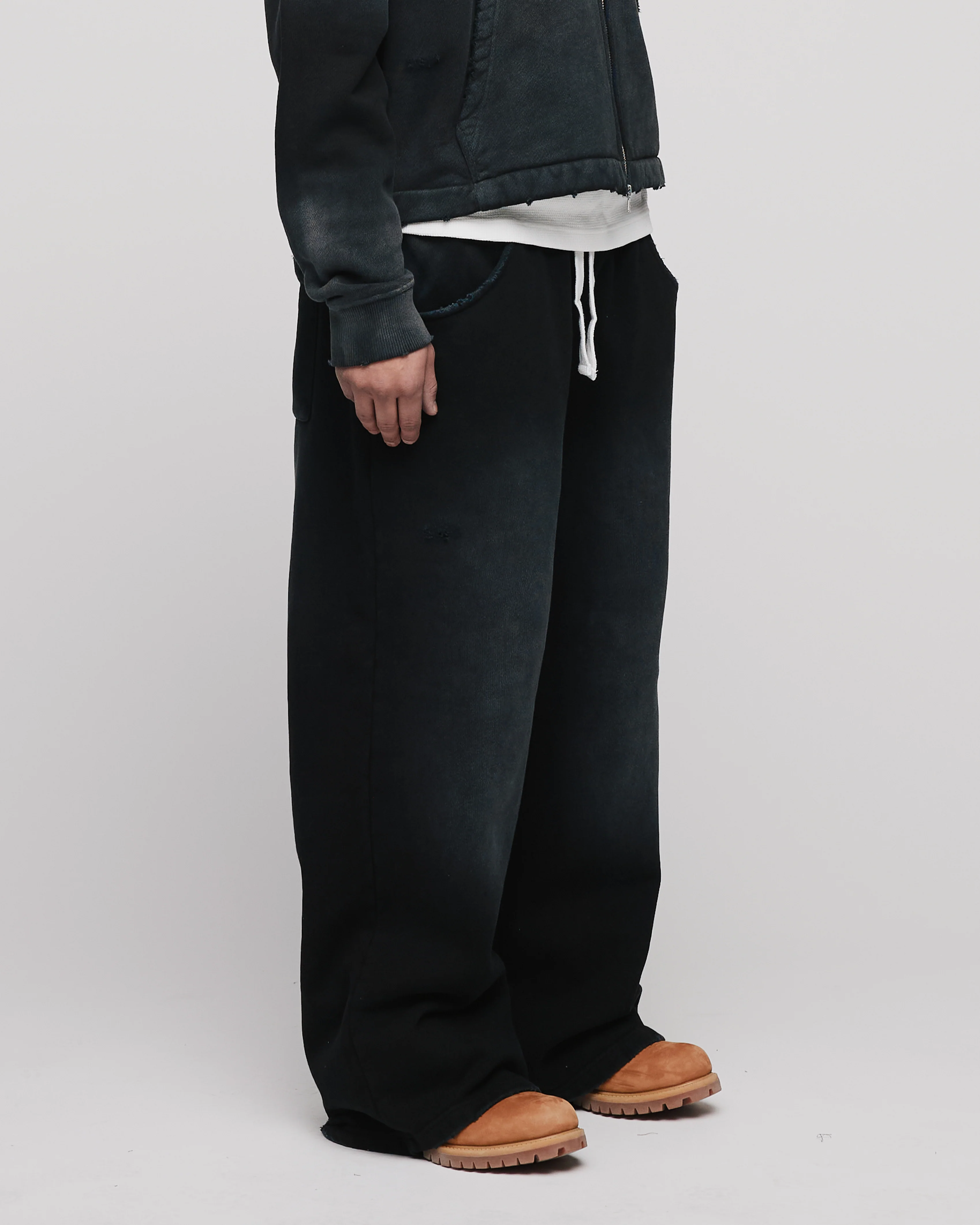 Baggy Sweatpants - Sunfaded Black - Image 7