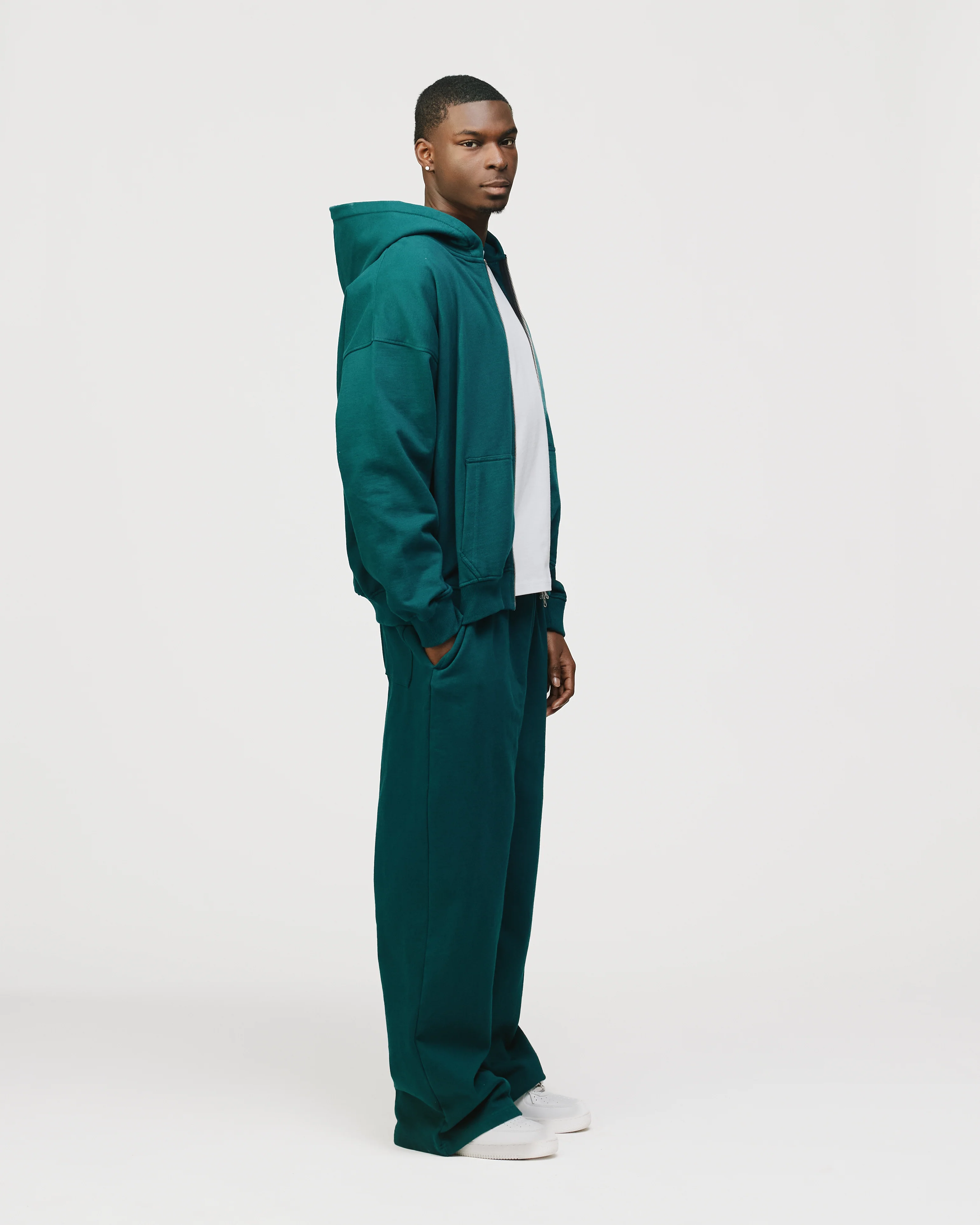 Baggy Sweatpants - Teal - Image 5