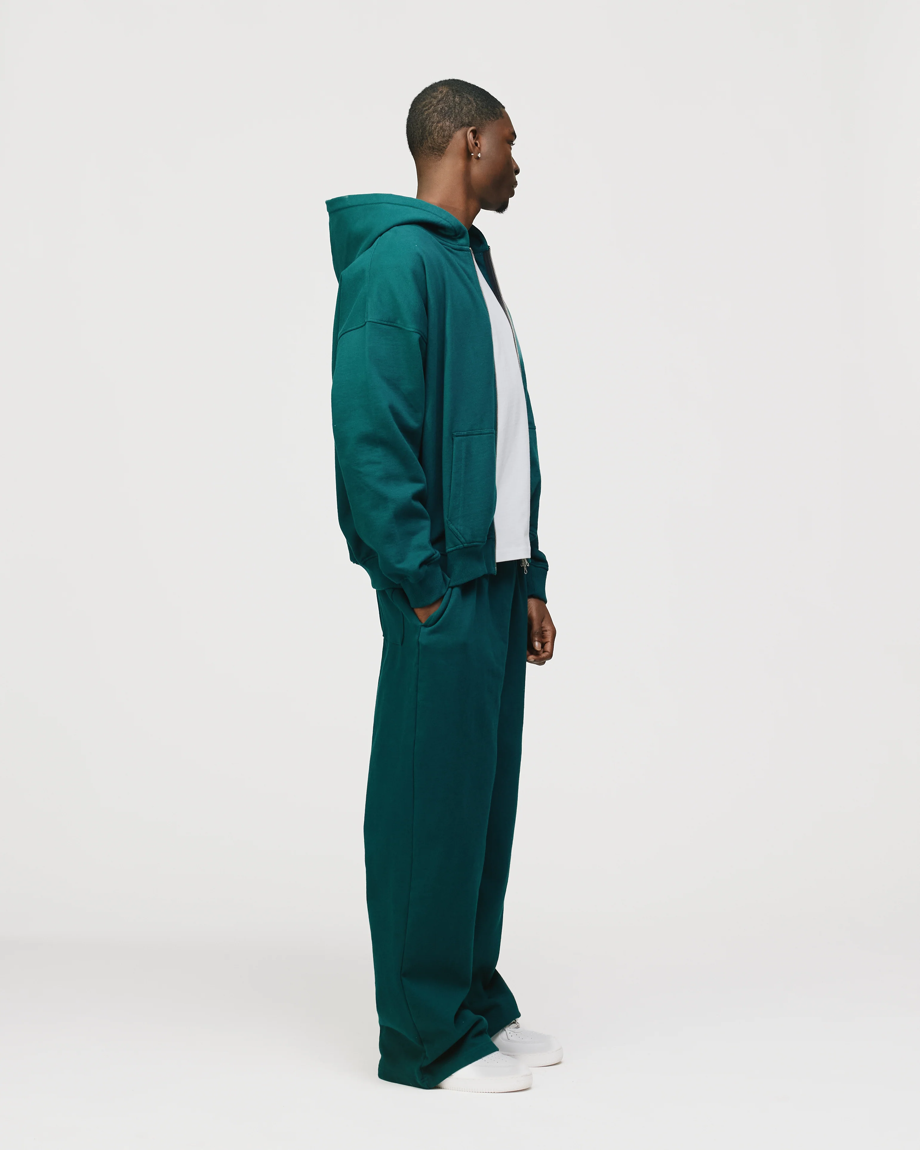 Baggy Sweatpants - Teal - Image 6