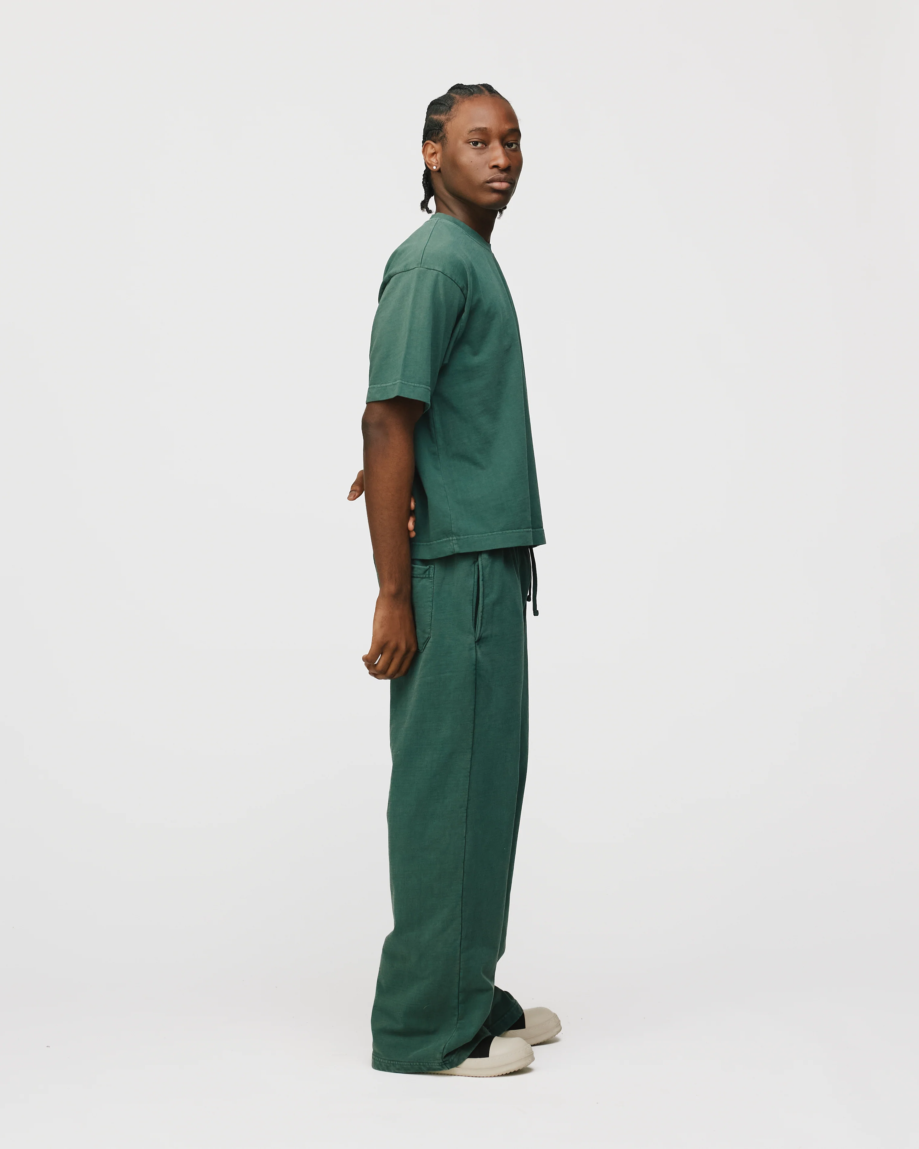 Baggy Sweatpants - Vintage Green - Image 6