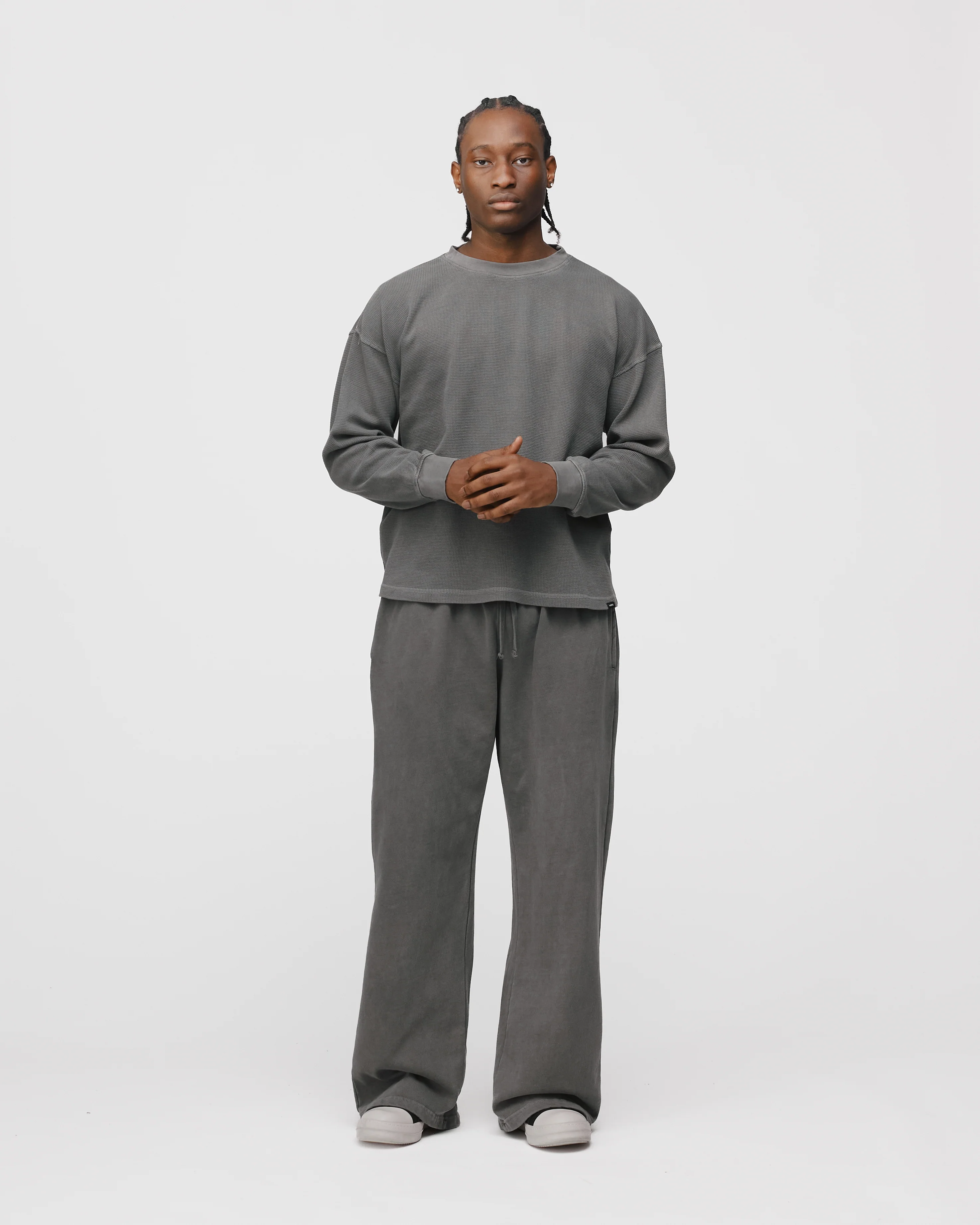 Baggy Sweatpants - Vintage Grey - Image 4