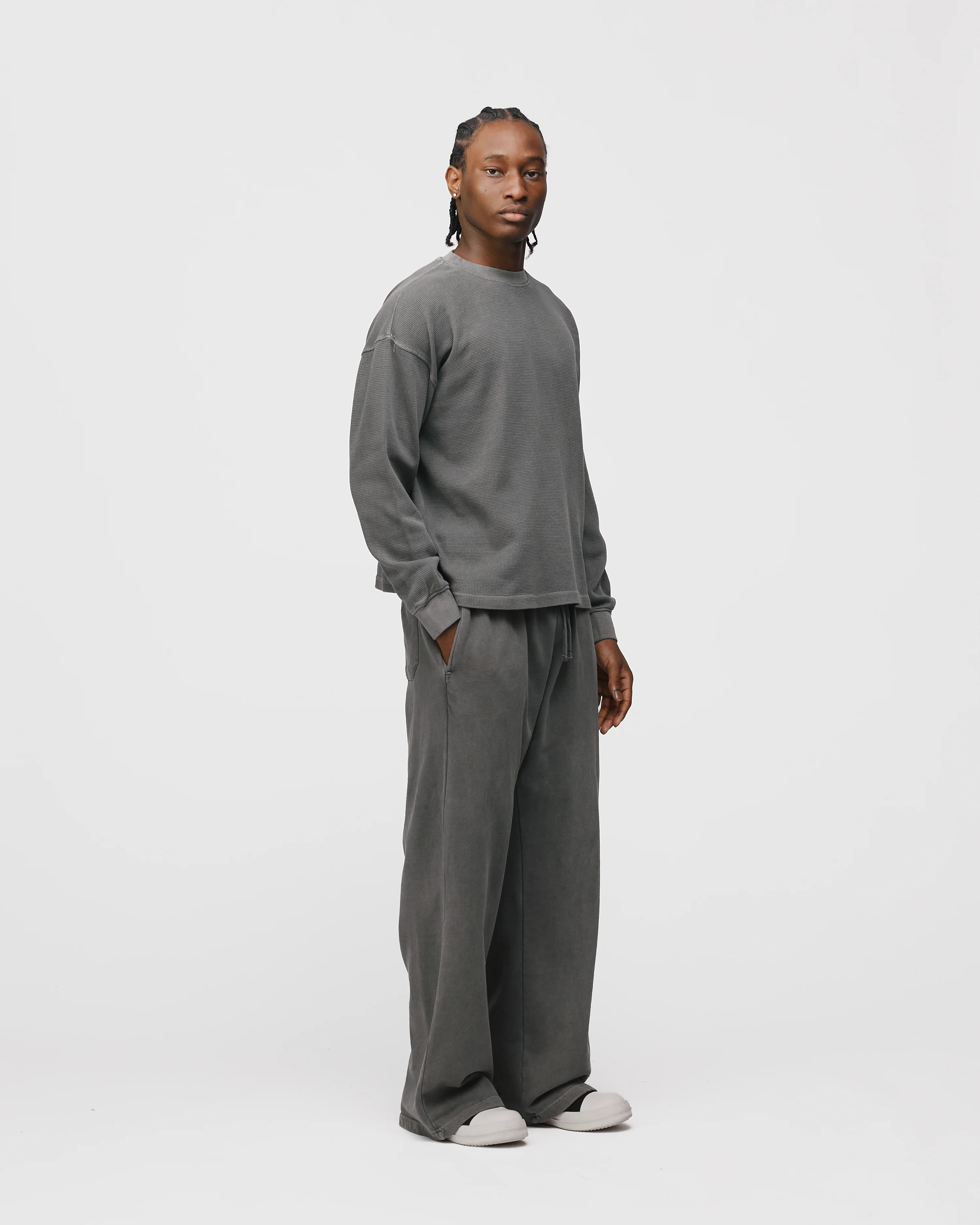 Baggy Sweatpants - Vintage Grey - Image 5