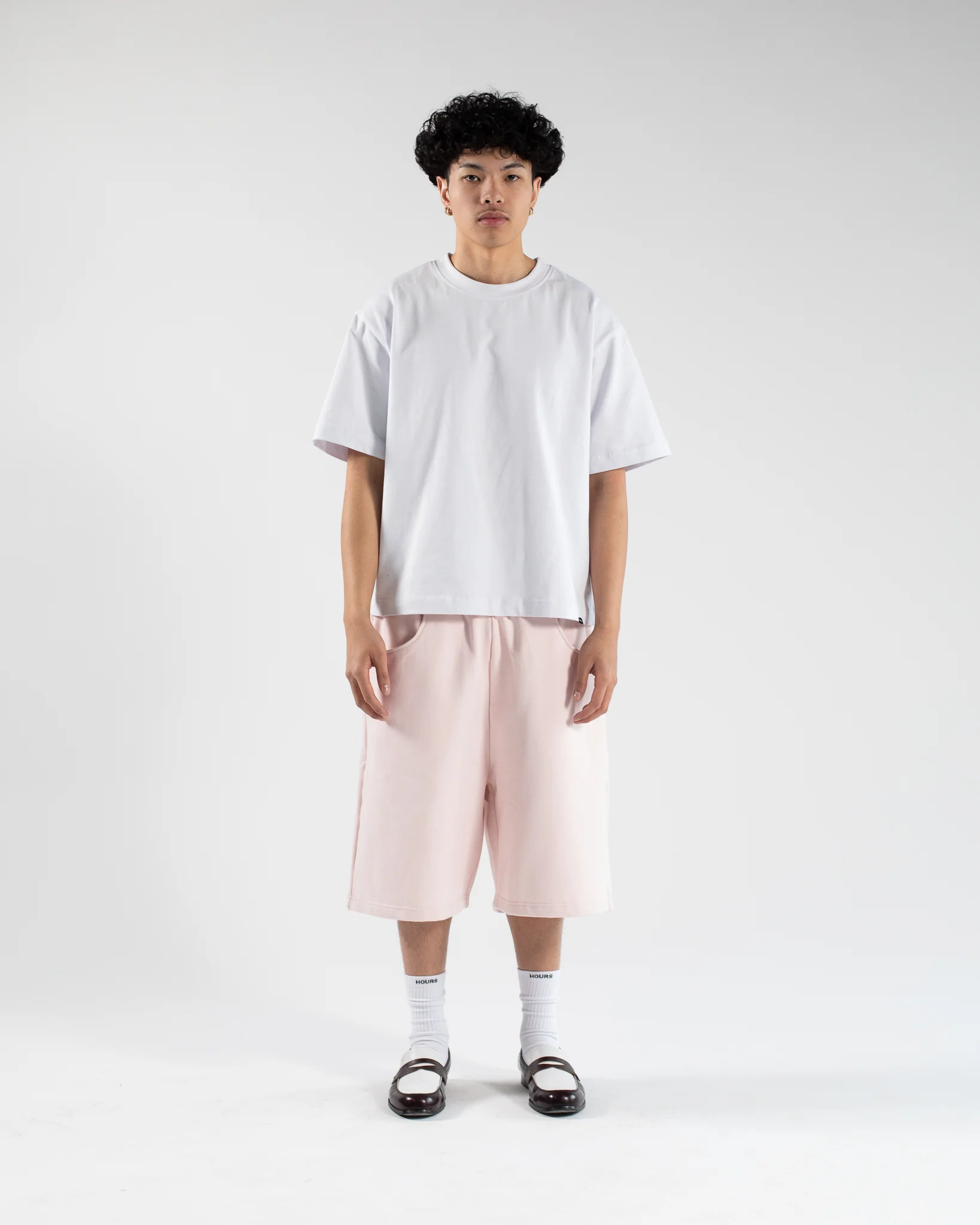 Baggy Sweatshorts - Blush - Image 2
