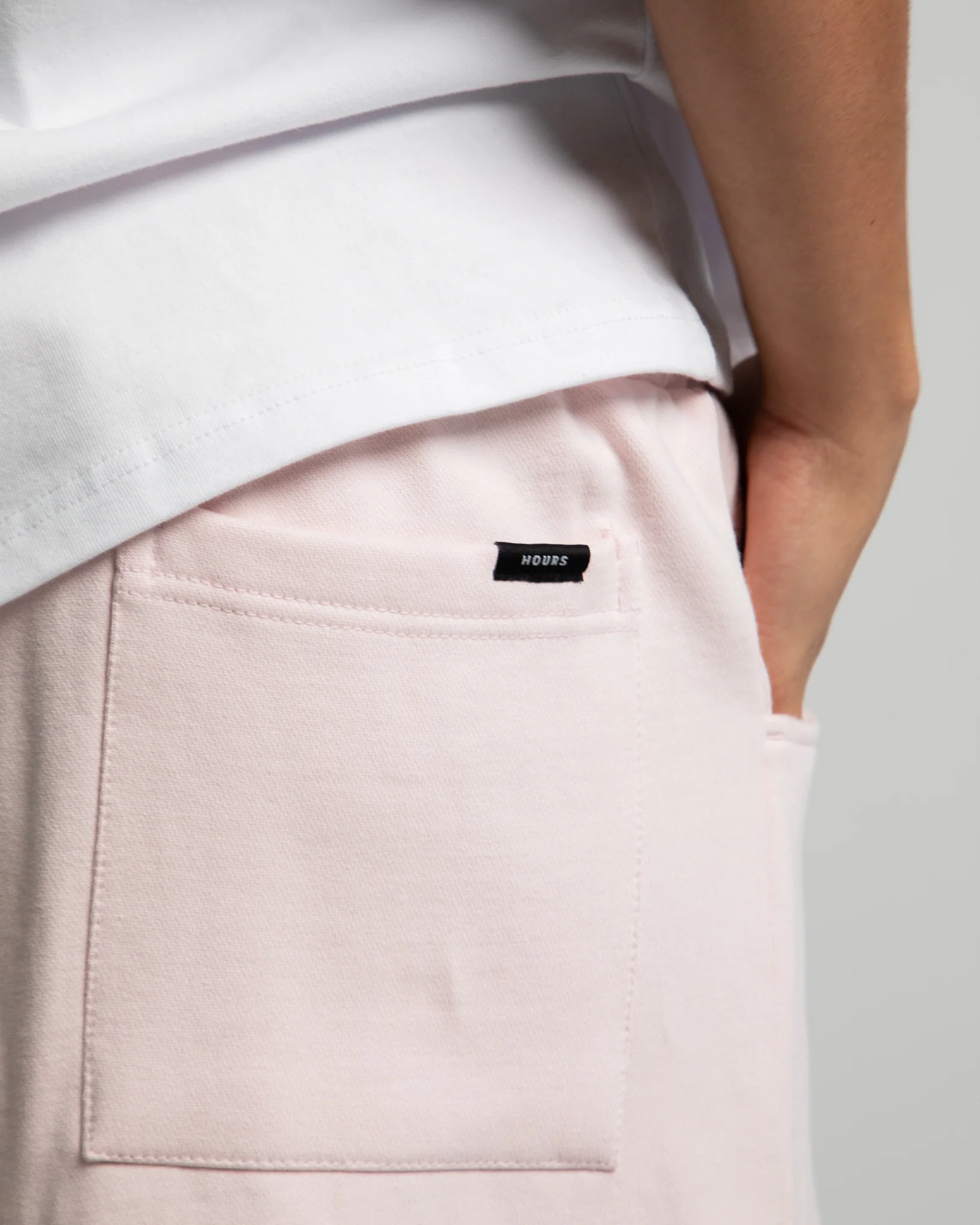 Baggy Sweatshorts - Blush - Image 6