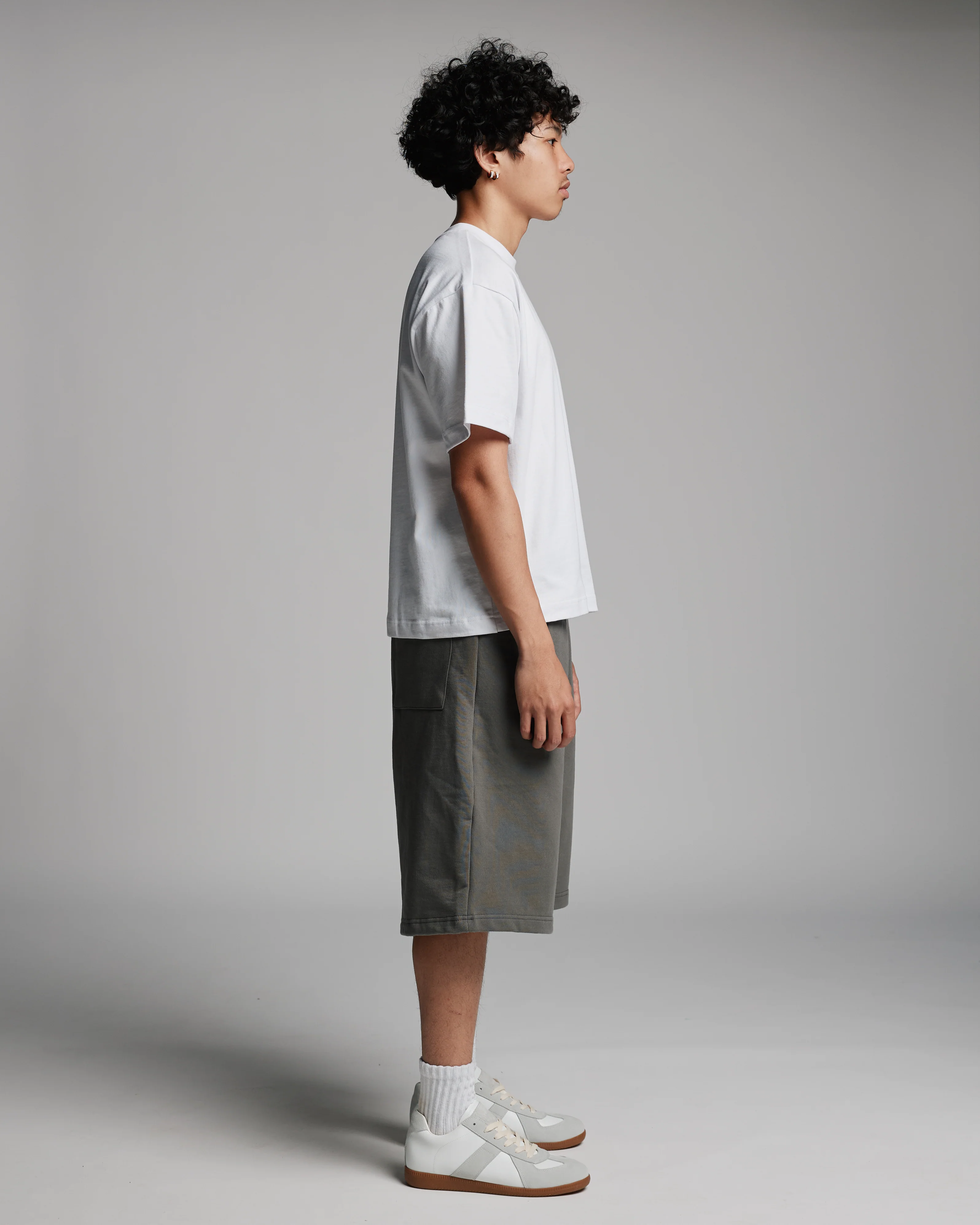Baggy Sweatshorts - Charcoal - Image 4
