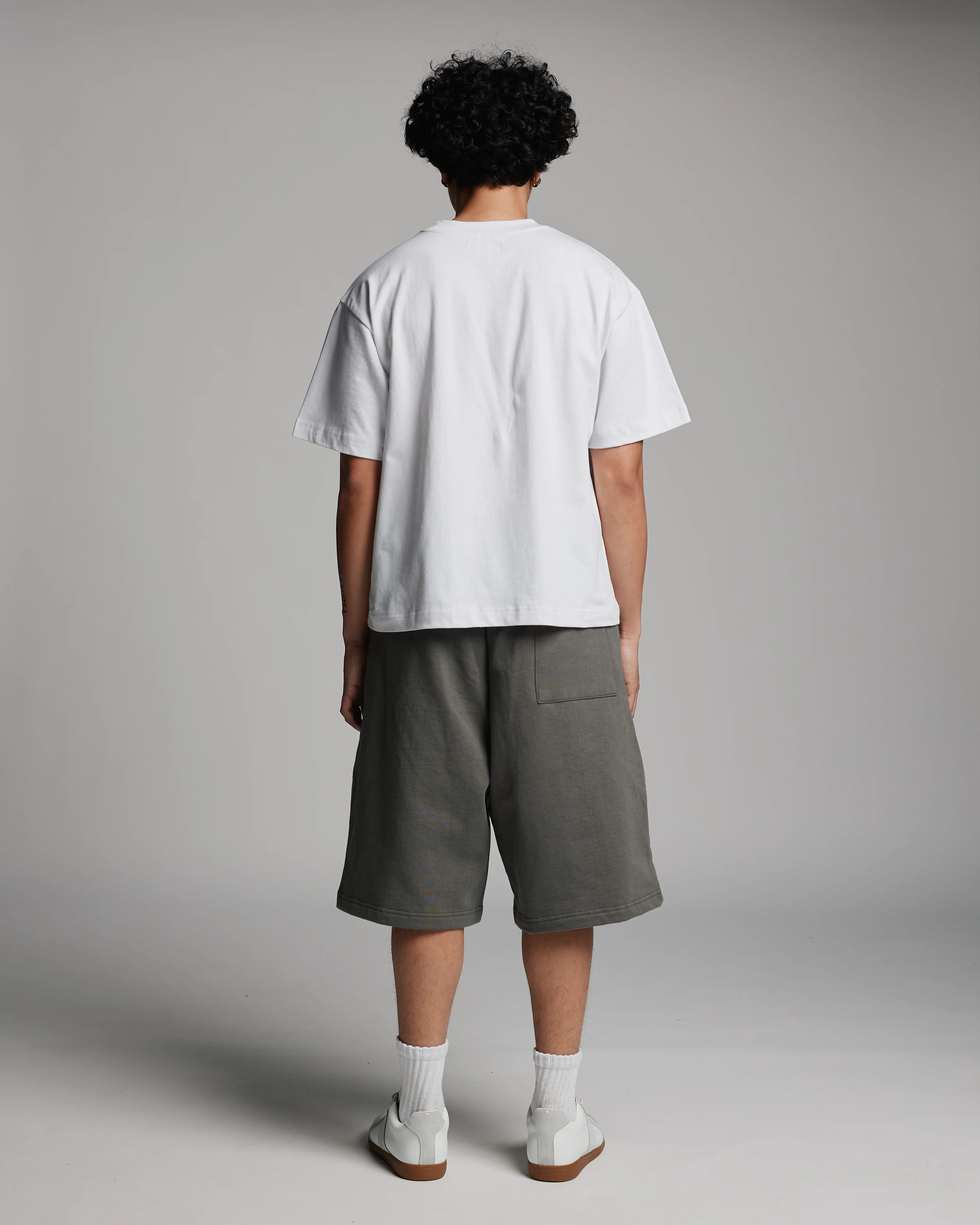 Baggy Sweatshorts - Charcoal - Image 5