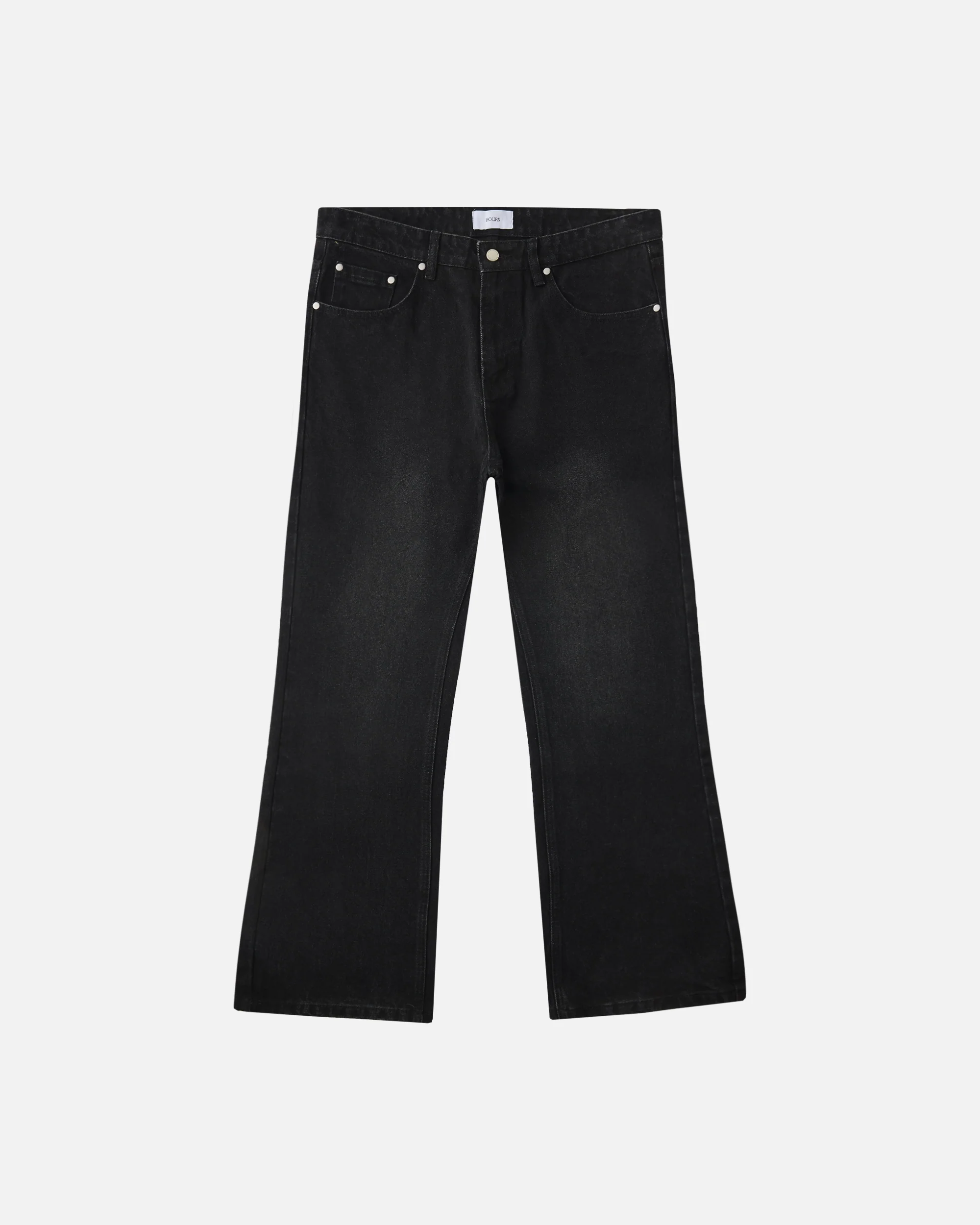Bootcut Denim - Washed Black