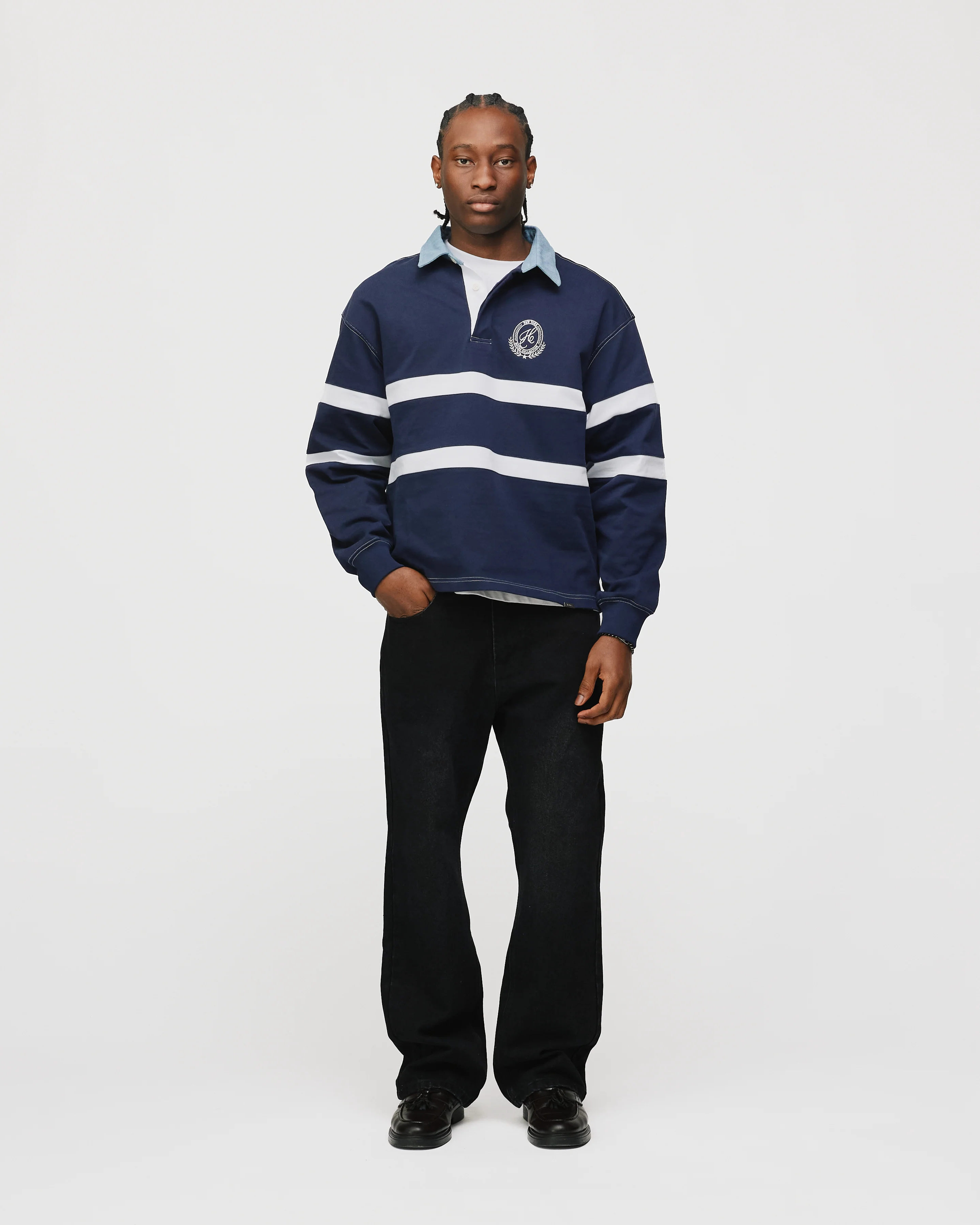 Bootcut Denim - Washed Black - Image 4