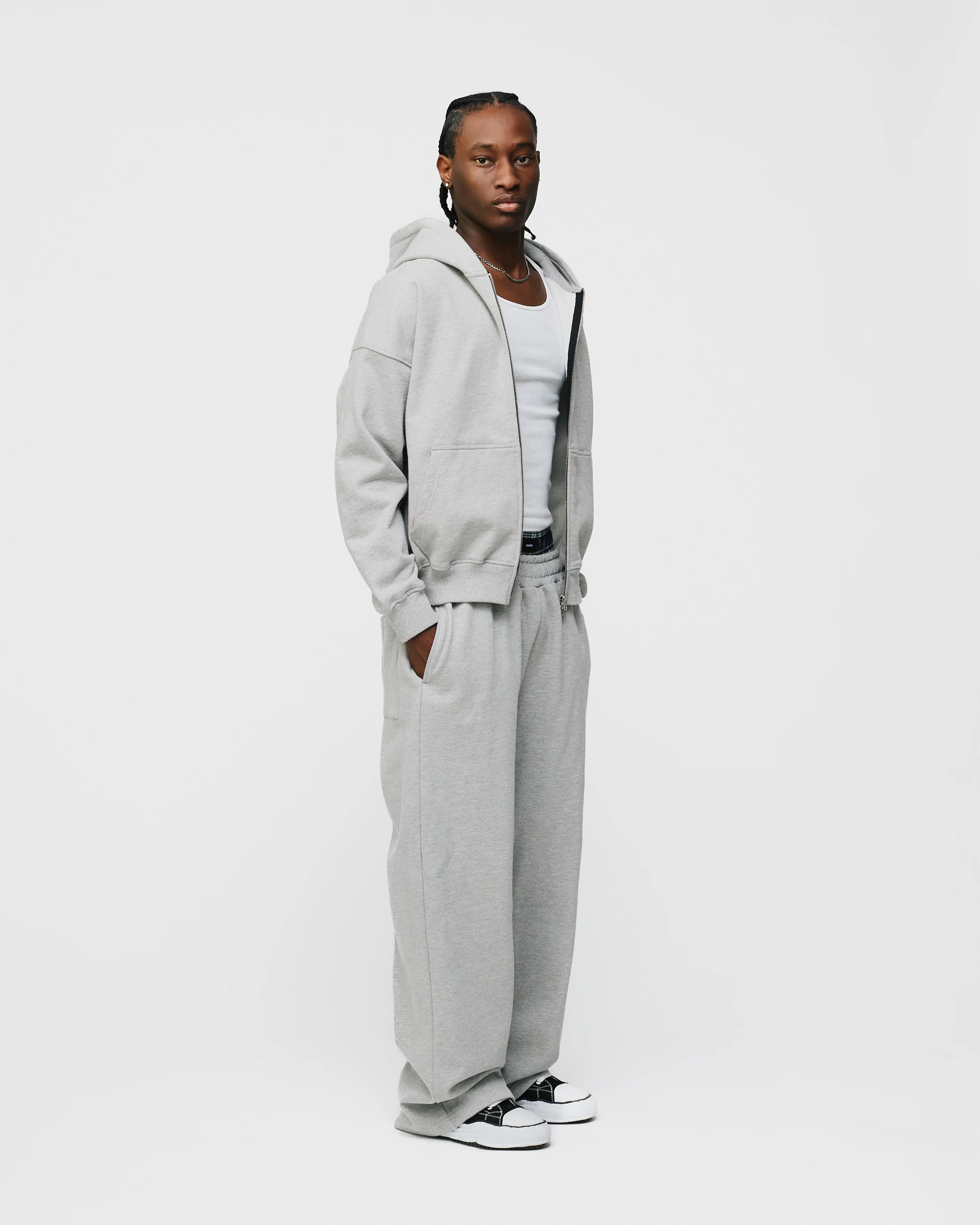 Boxer Sweatpants - Grey - Image 5
