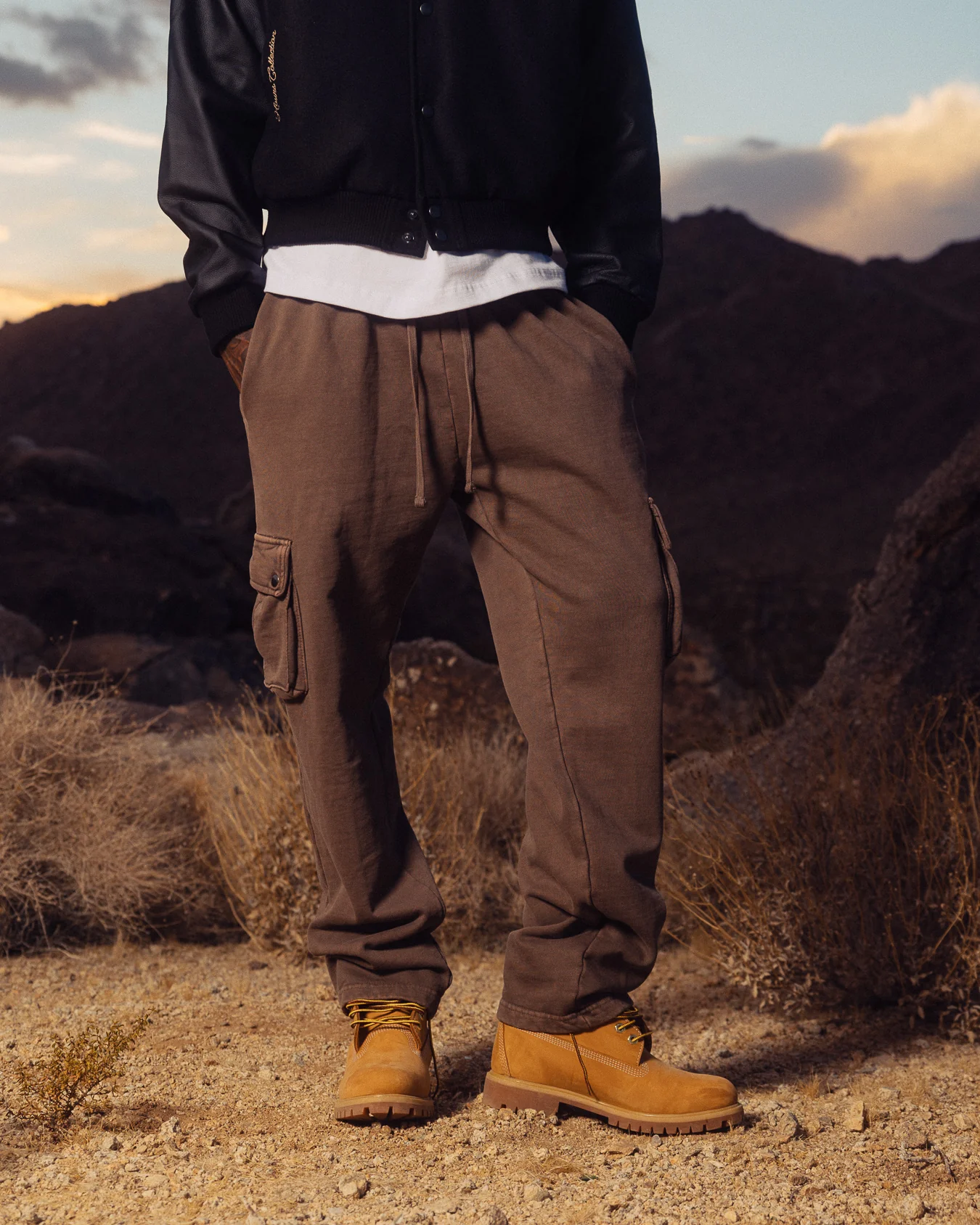 Cargo Sweatpants - Vintage Brown - Image 7