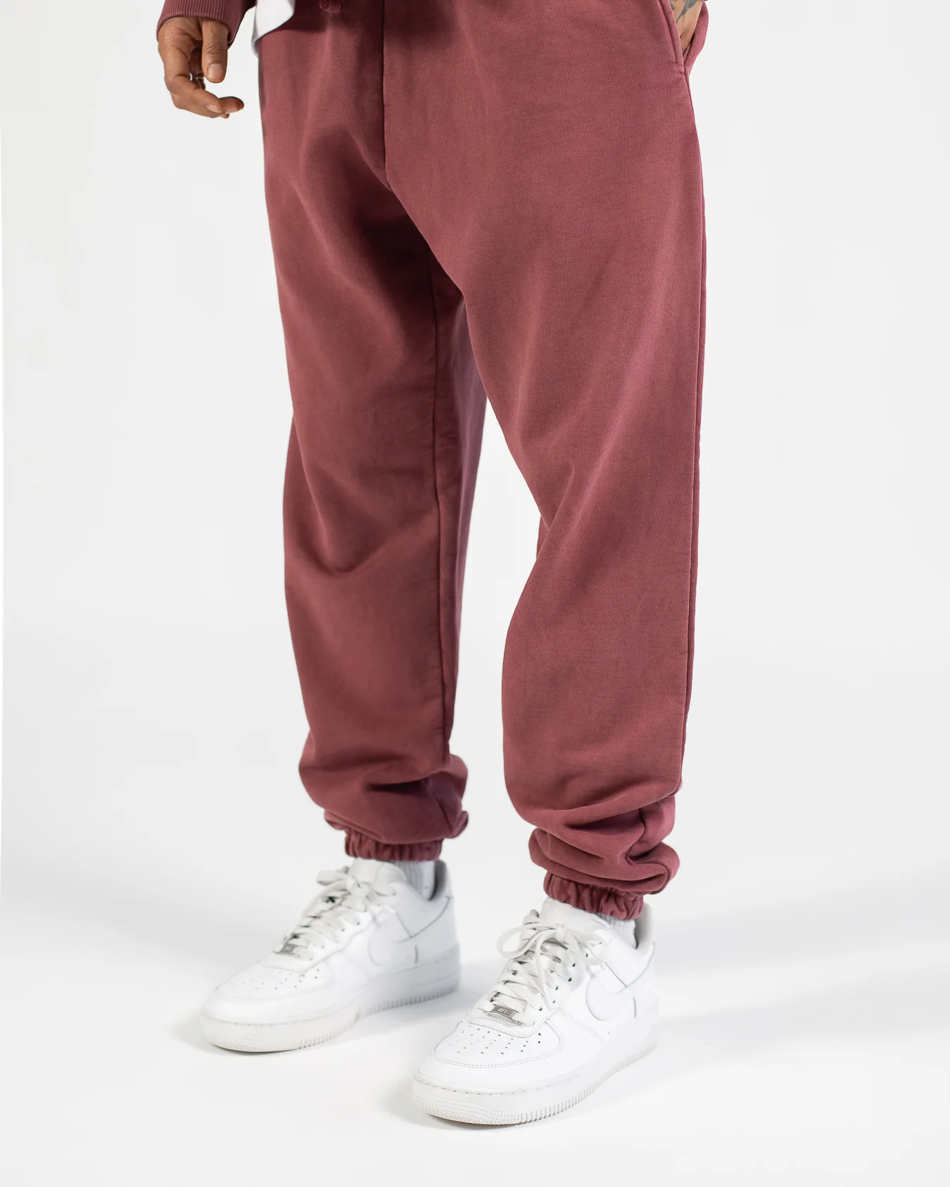 Classic Sweatpants - Vintage Burgundy - Image 3