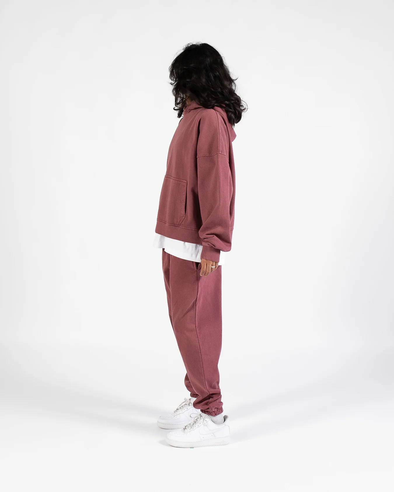 Classic Sweatpants - Vintage Burgundy - Image 4