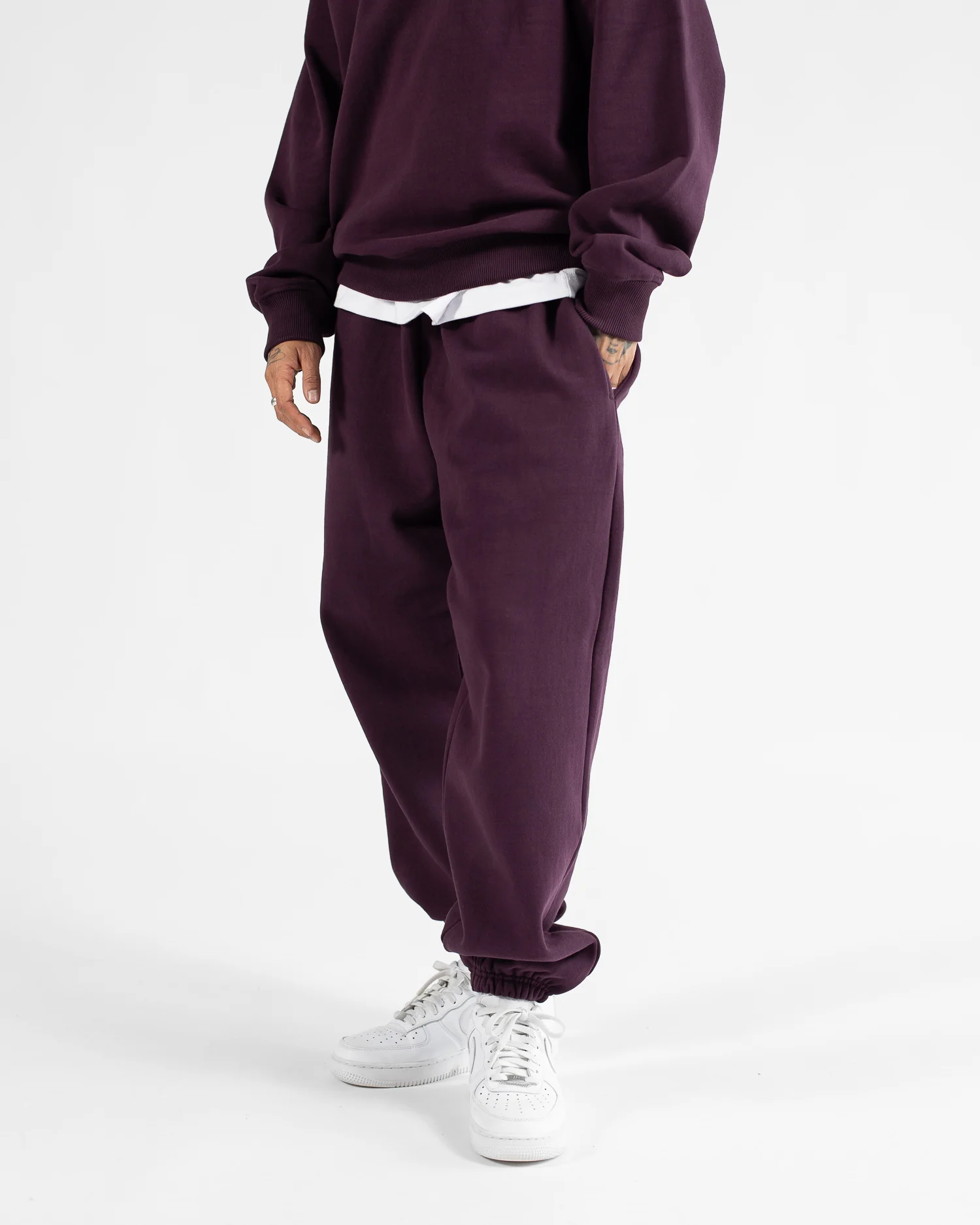 Classic Sweatpants - Wine - Image 3