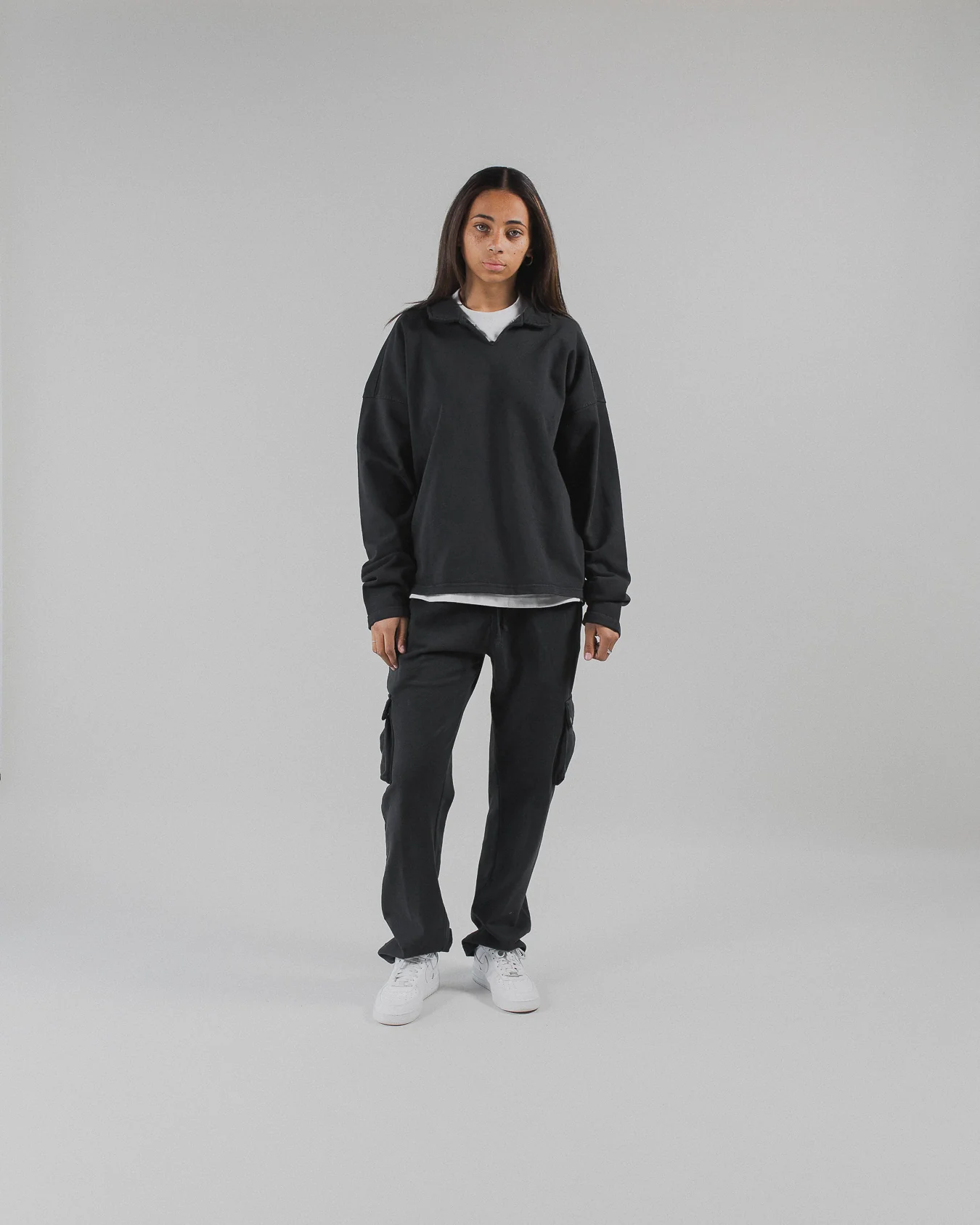 Collared Sweater - Vintage Black - Image 4