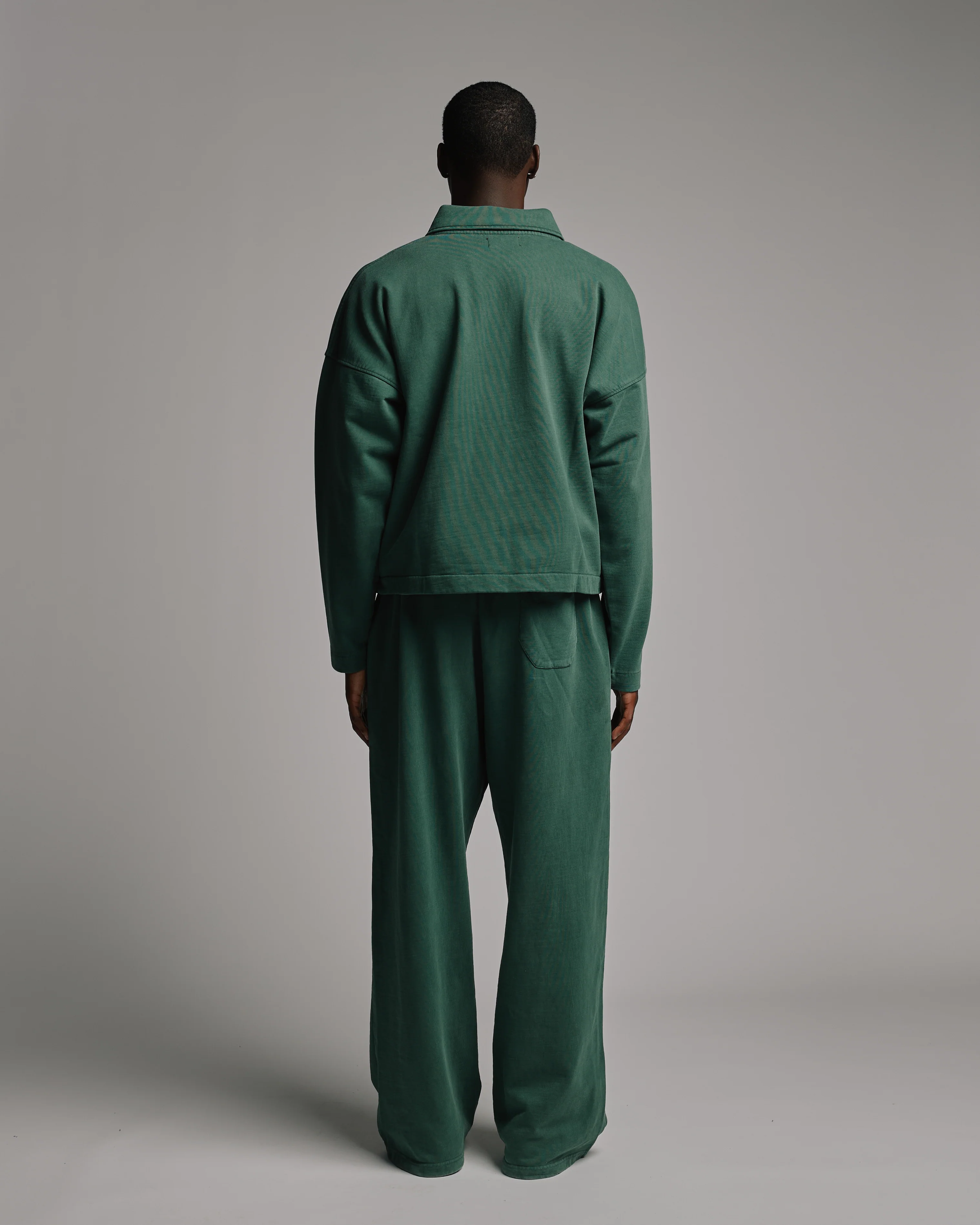 Collared Full Zip - Vintage Green - Image 5