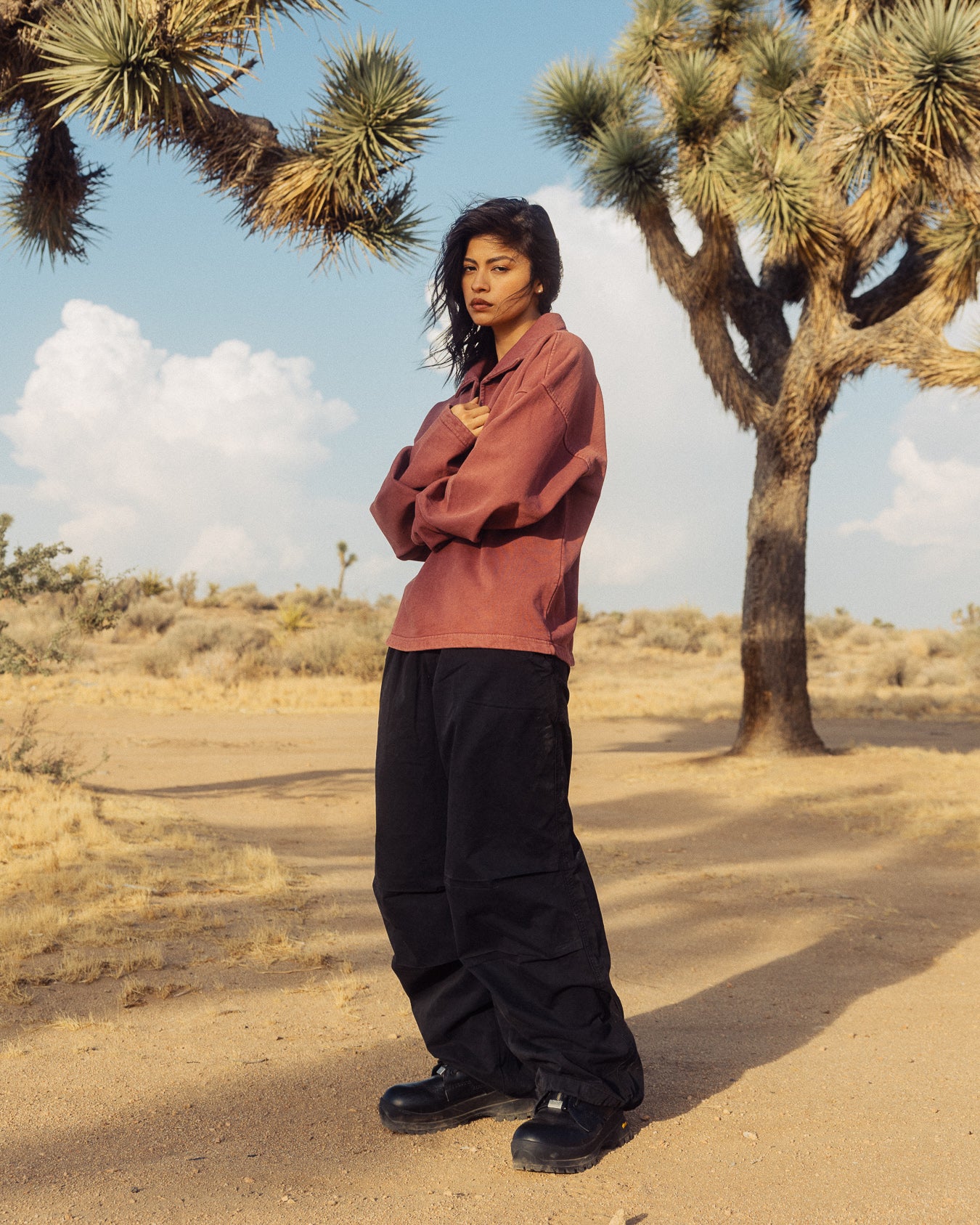 Collared Sweater - Vintage Burgundy - Image 7