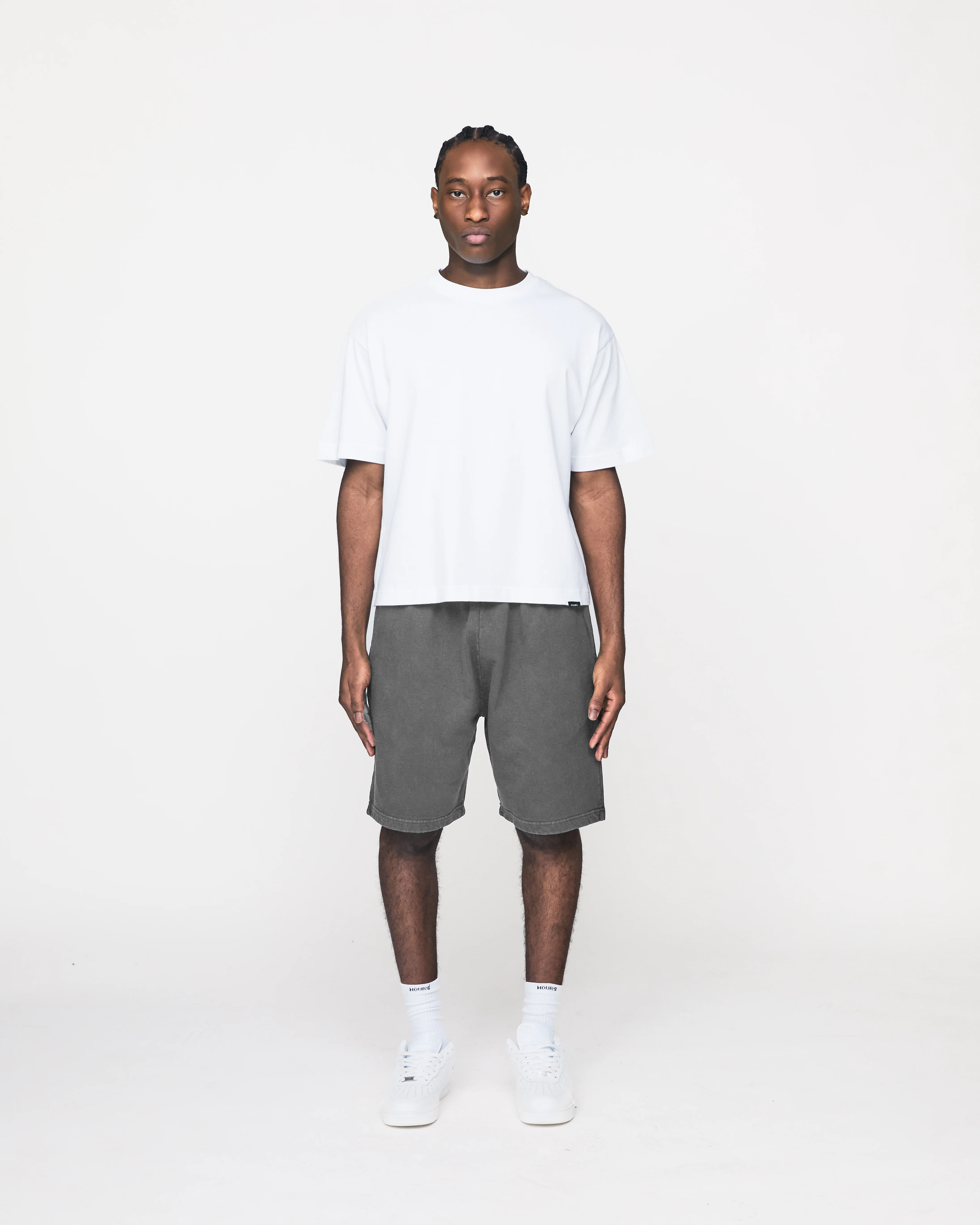 Cotton Shorts - Vintage Grey - Image 2