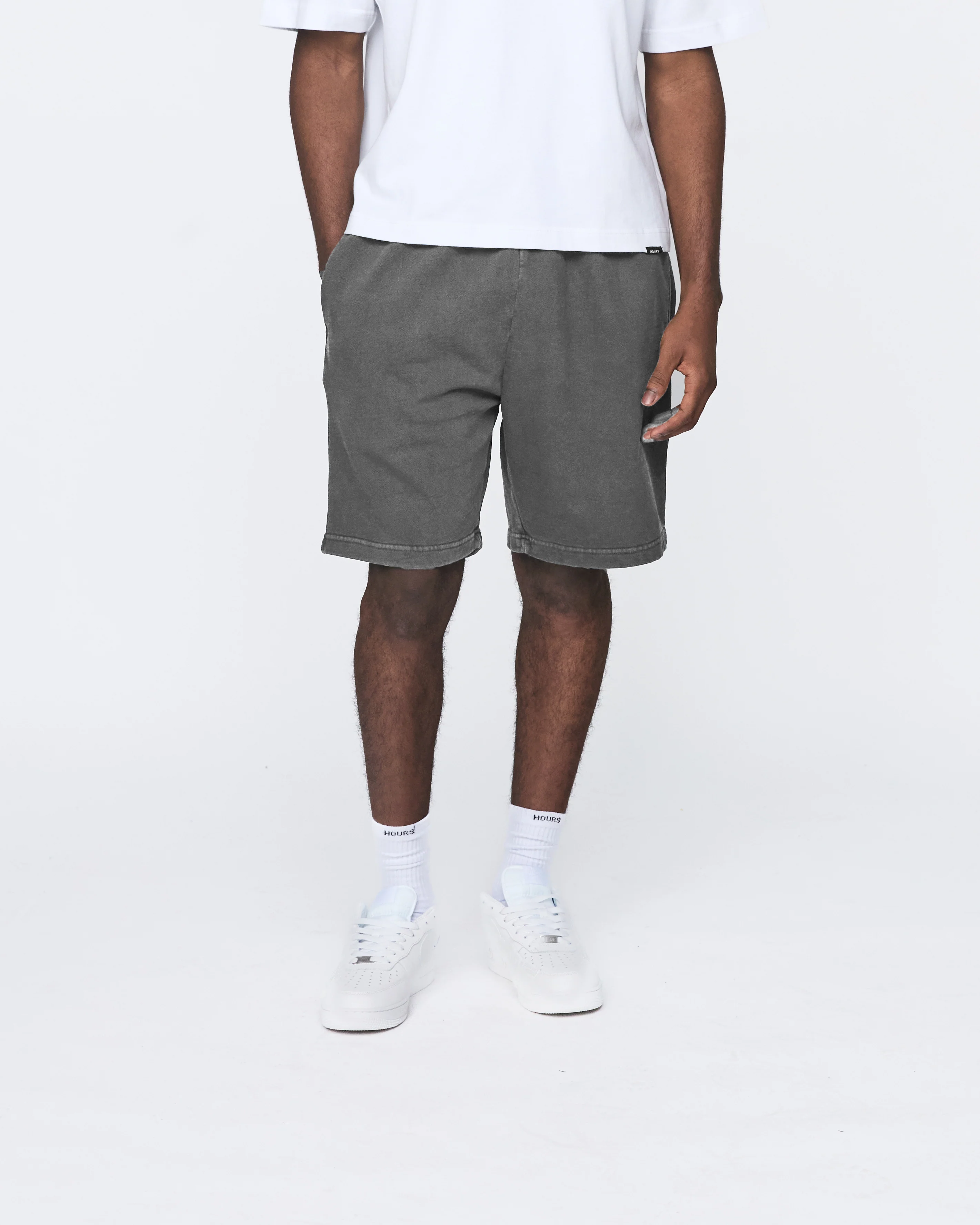 Cotton Shorts - Vintage Grey - Image 3