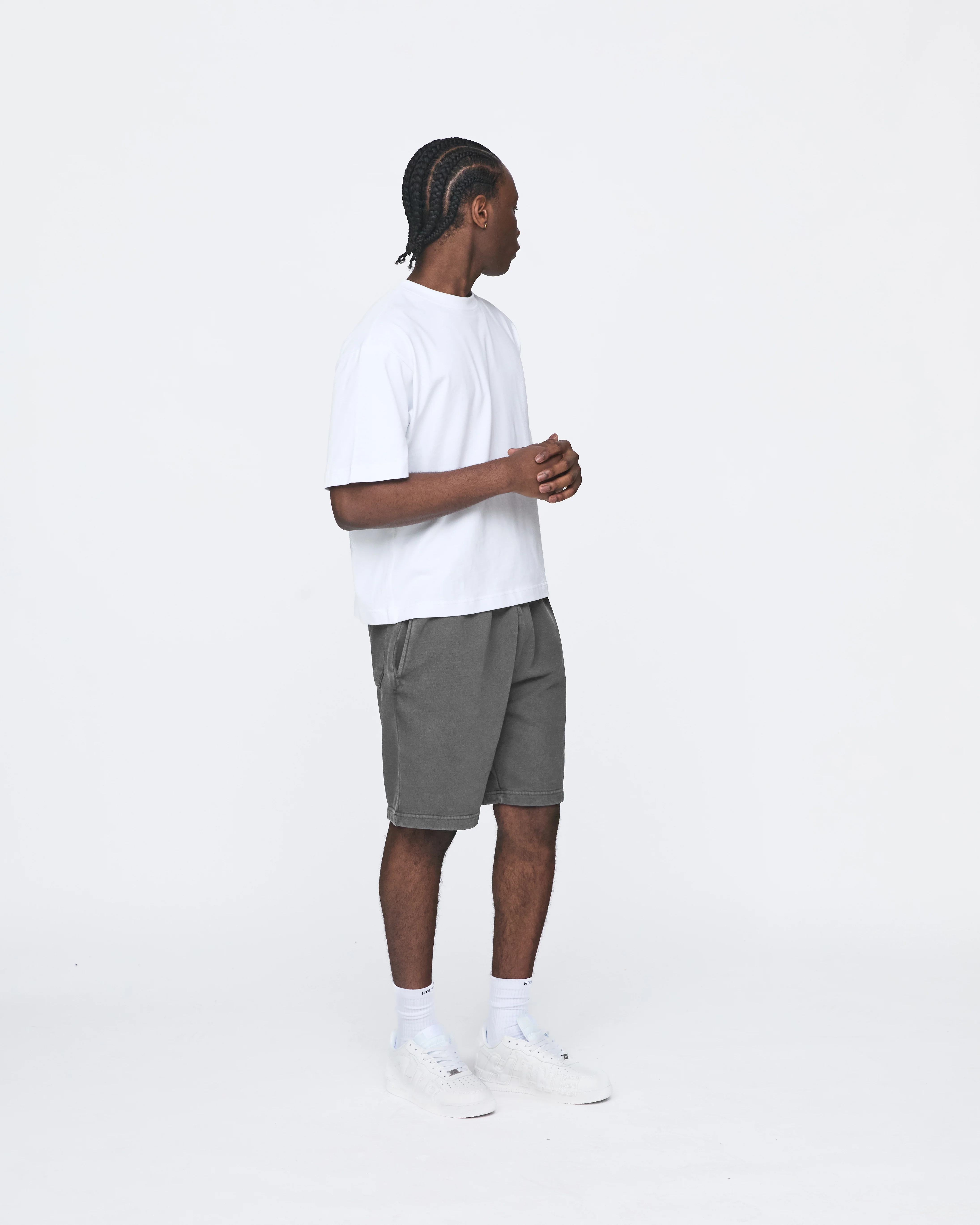 Cotton Shorts - Vintage Grey - Image 4