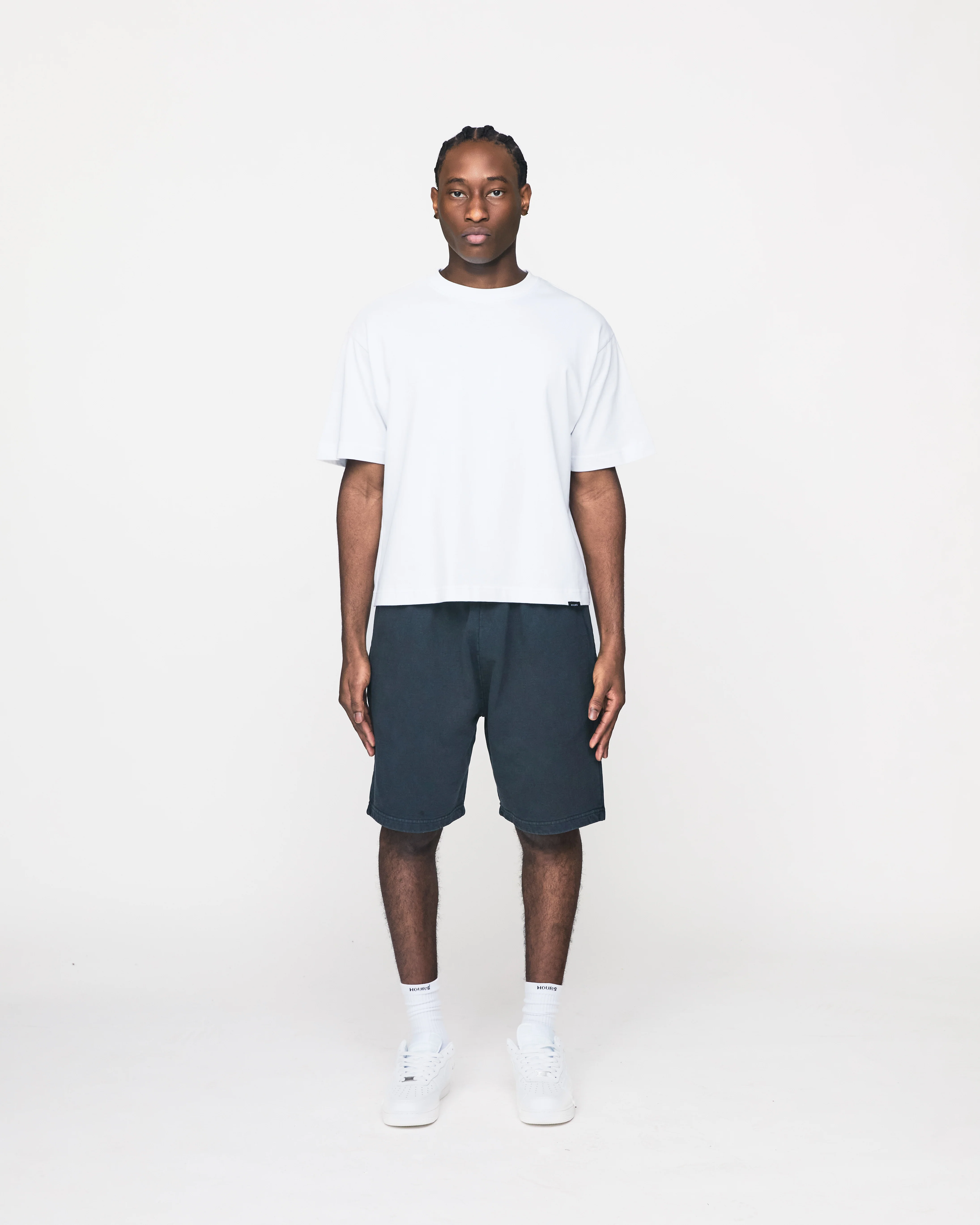 Cotton Shorts - Vintage Navy - Image 2