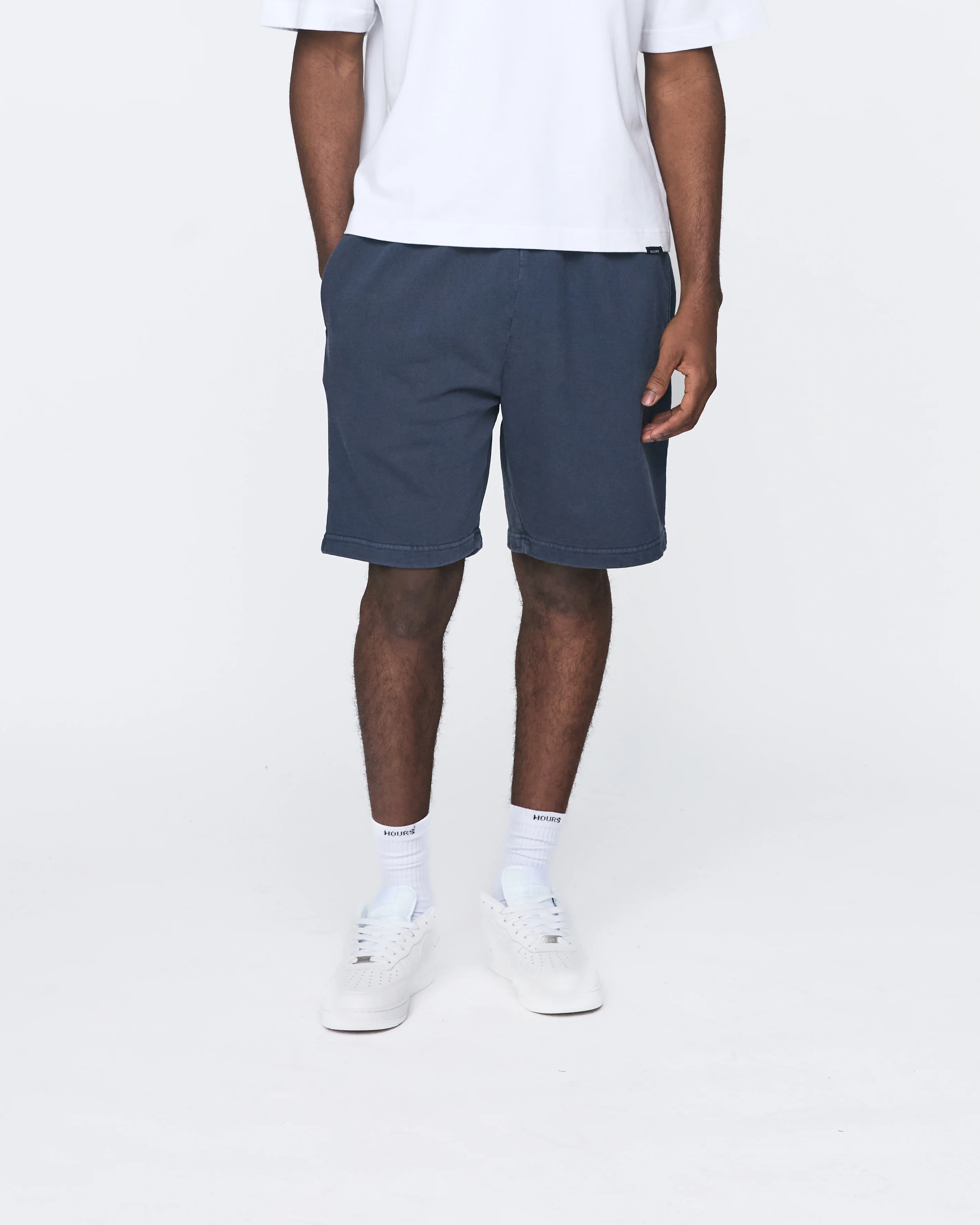 Cotton Shorts - Vintage Navy - Image 3