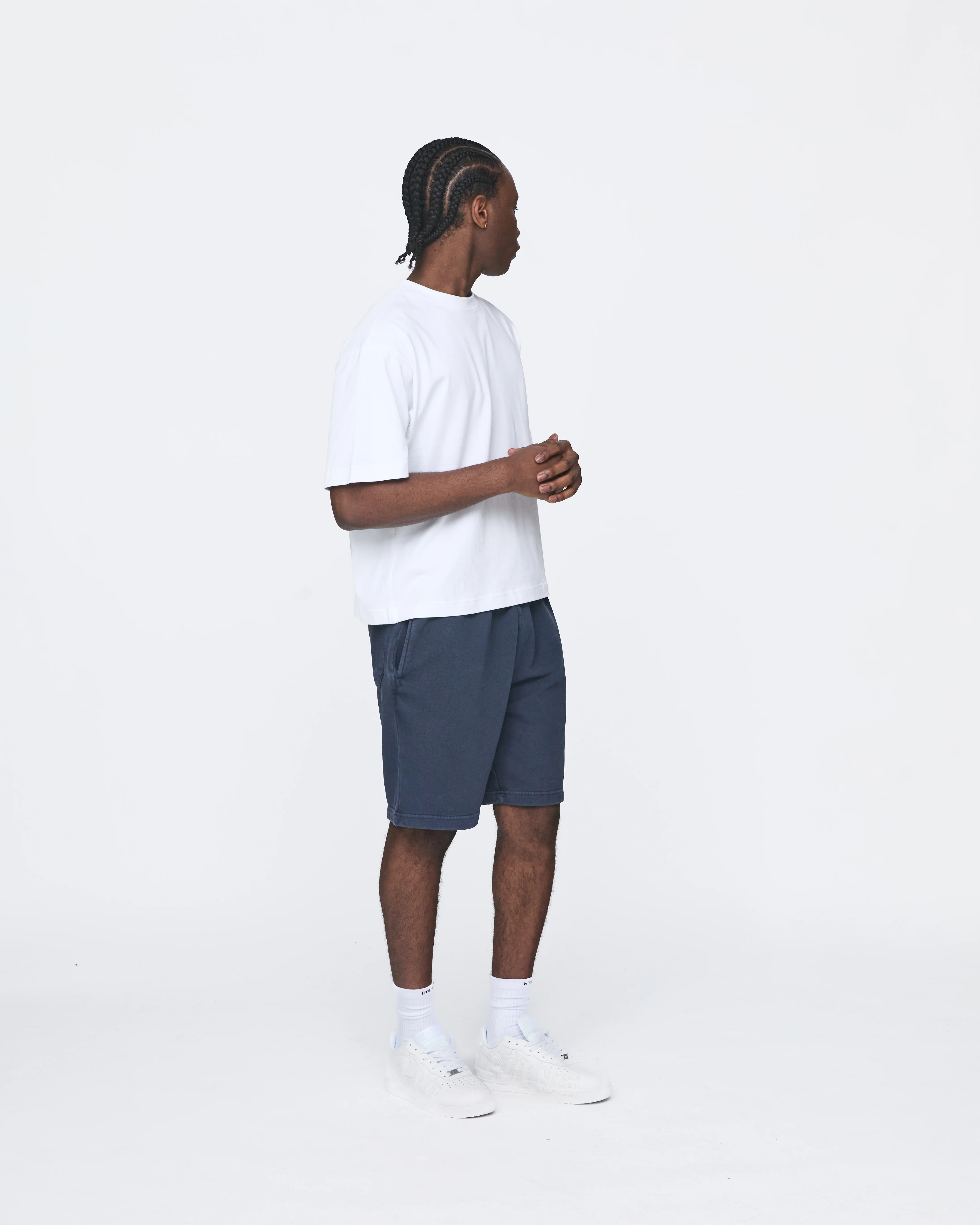 Cotton Shorts - Vintage Navy - Image 4