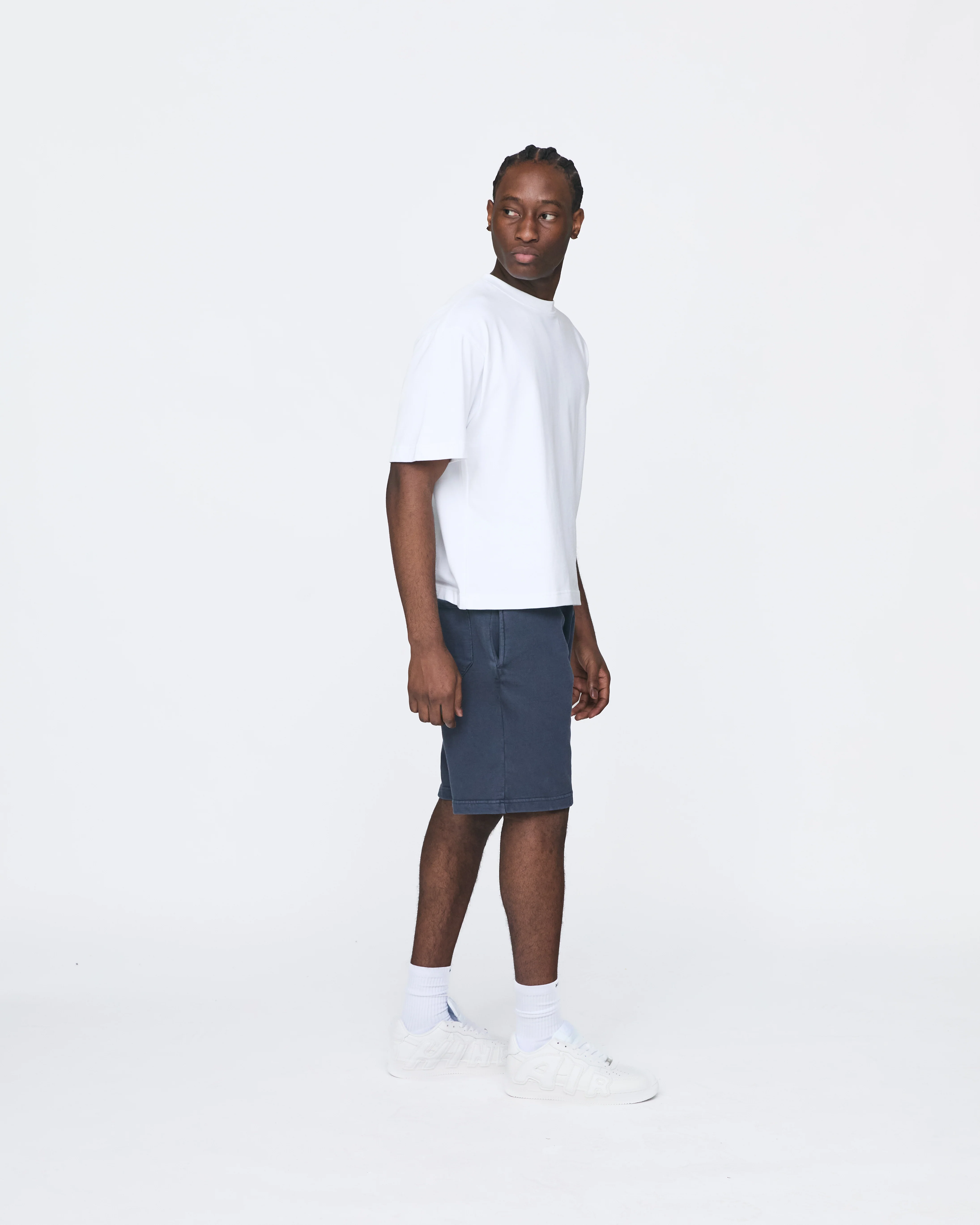Cotton Shorts - Vintage Navy - Image 5