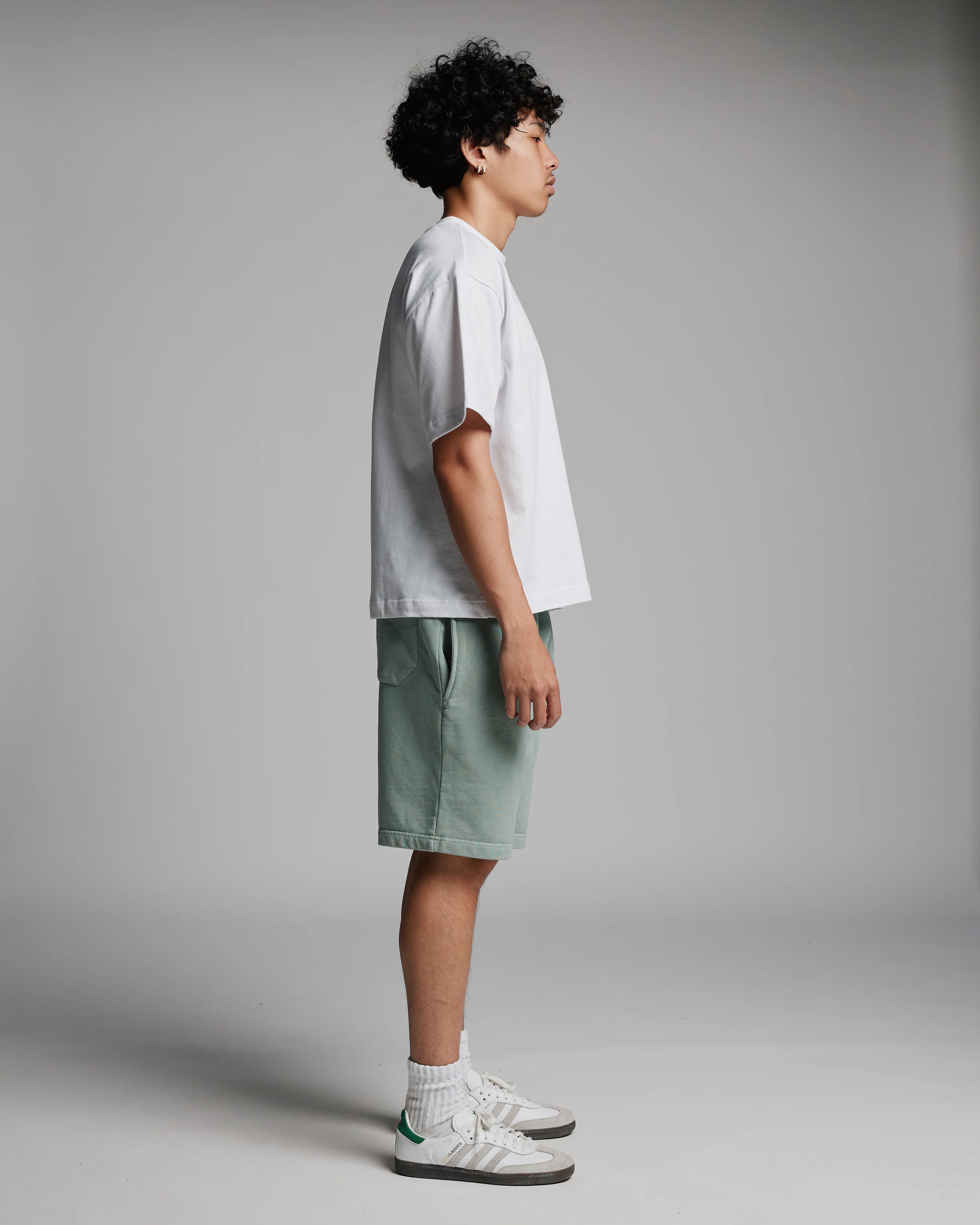 Cotton Shorts - Vintage Sage - Image 4