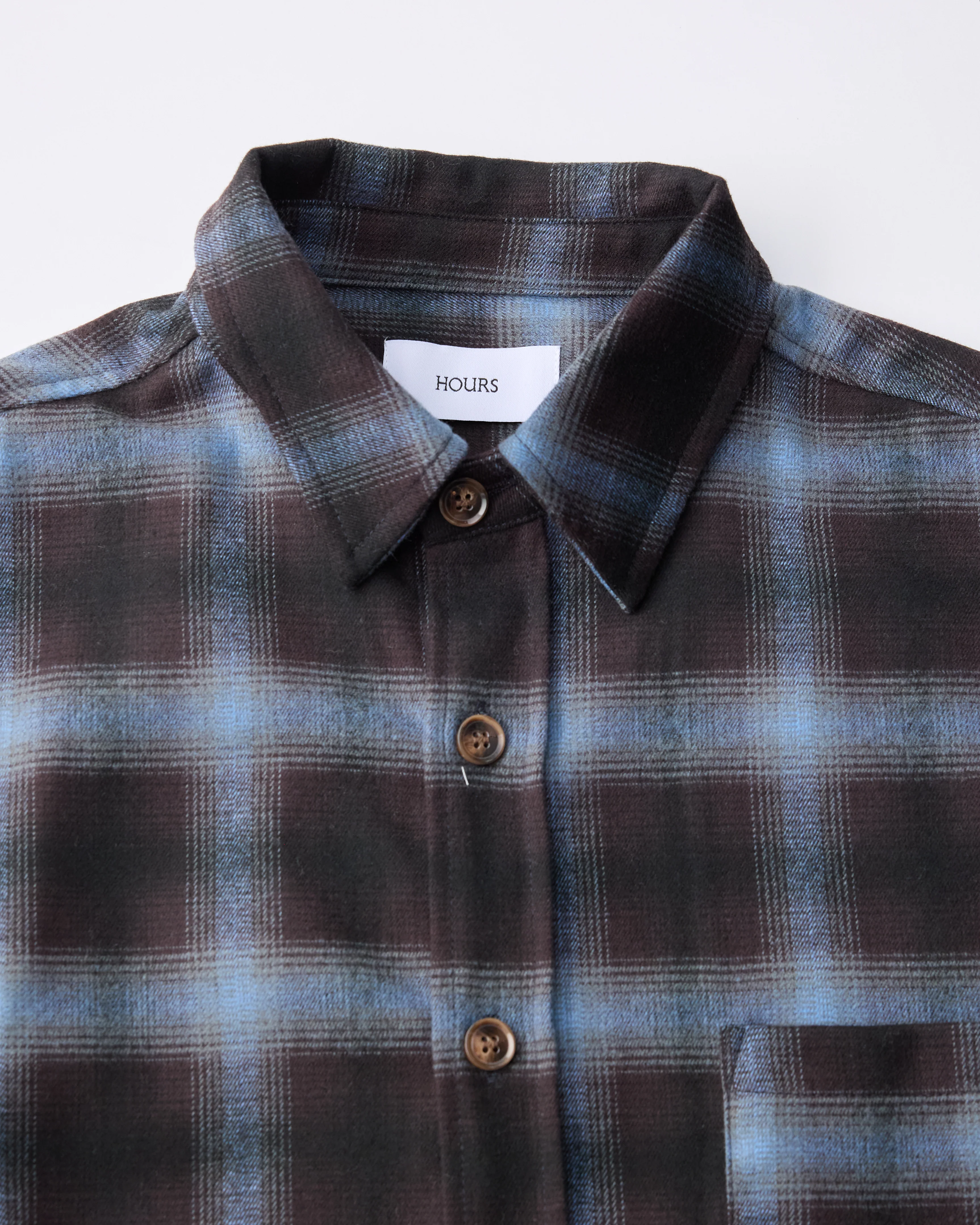 Cropped Flannel - Blue - Image 7