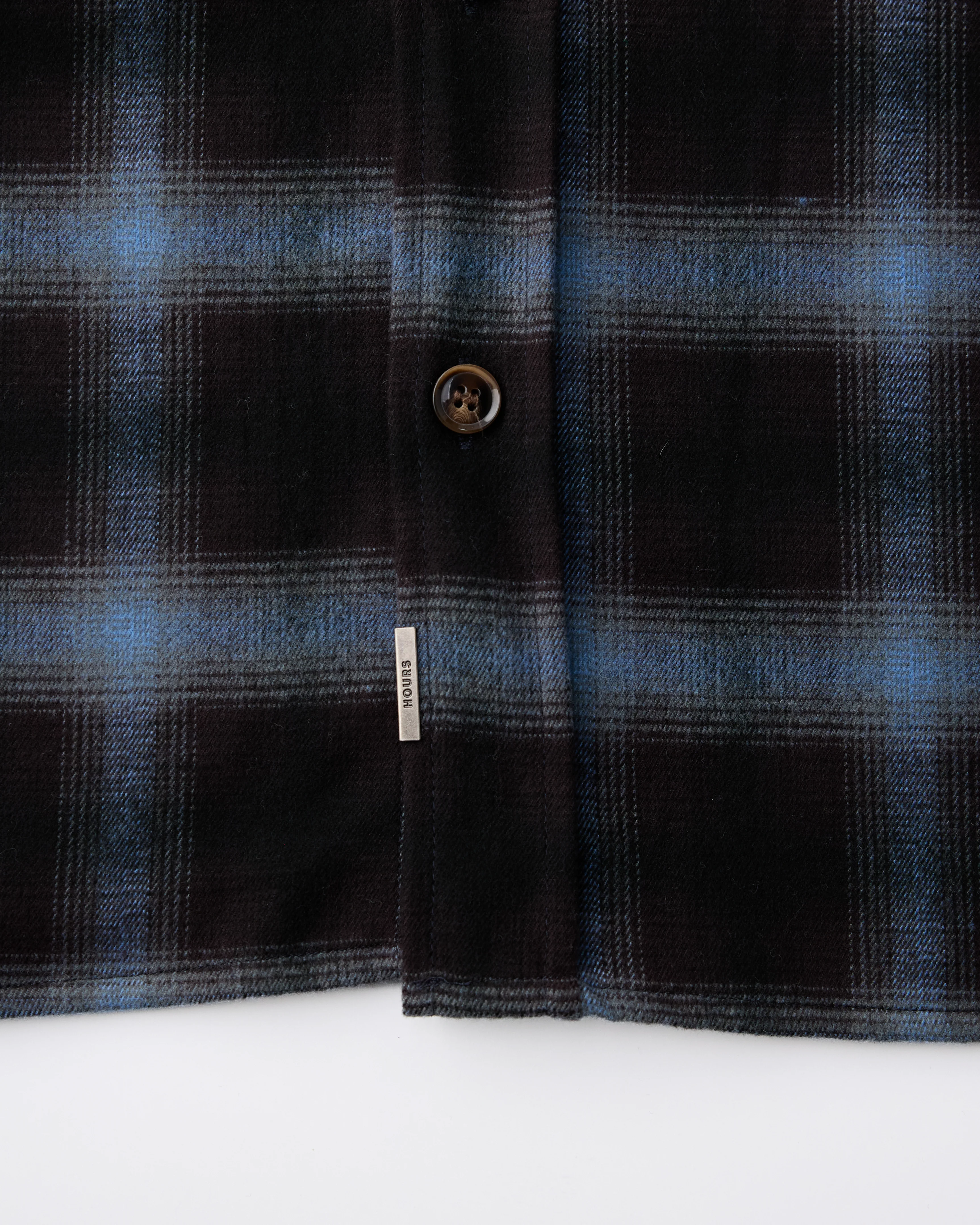 Cropped Flannel - Blue - Image 8