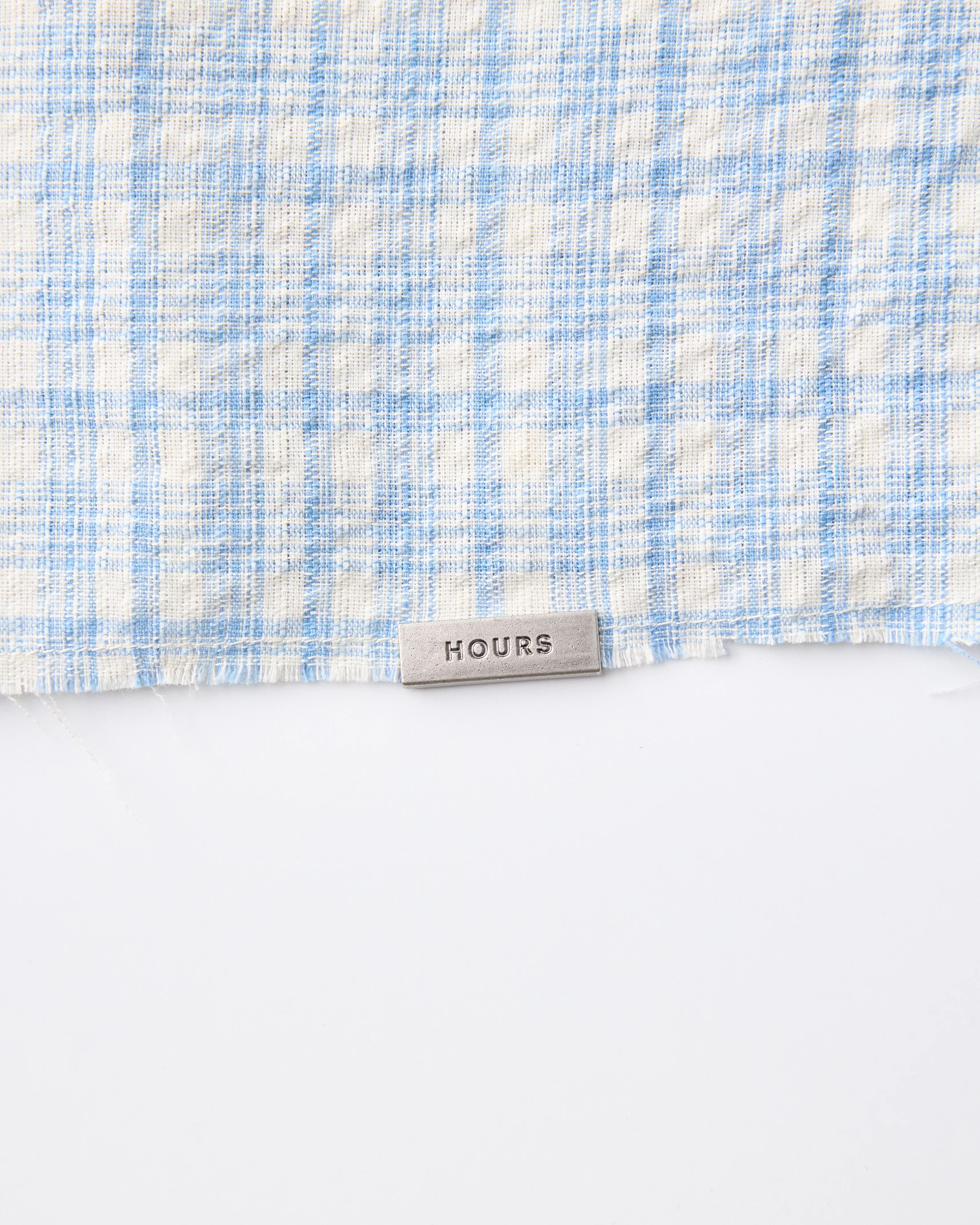 Cropped Flannel - Light Blue - Image 8