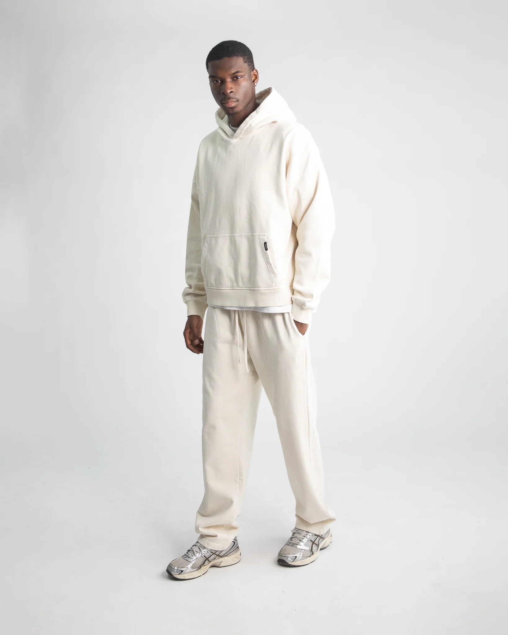Cropped Hoodie - Vintage Bone - Image 3