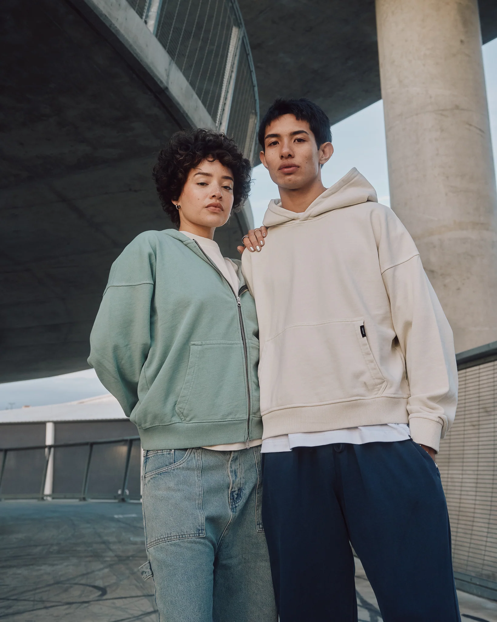 Cropped Hoodie - Vintage Bone - Image 4