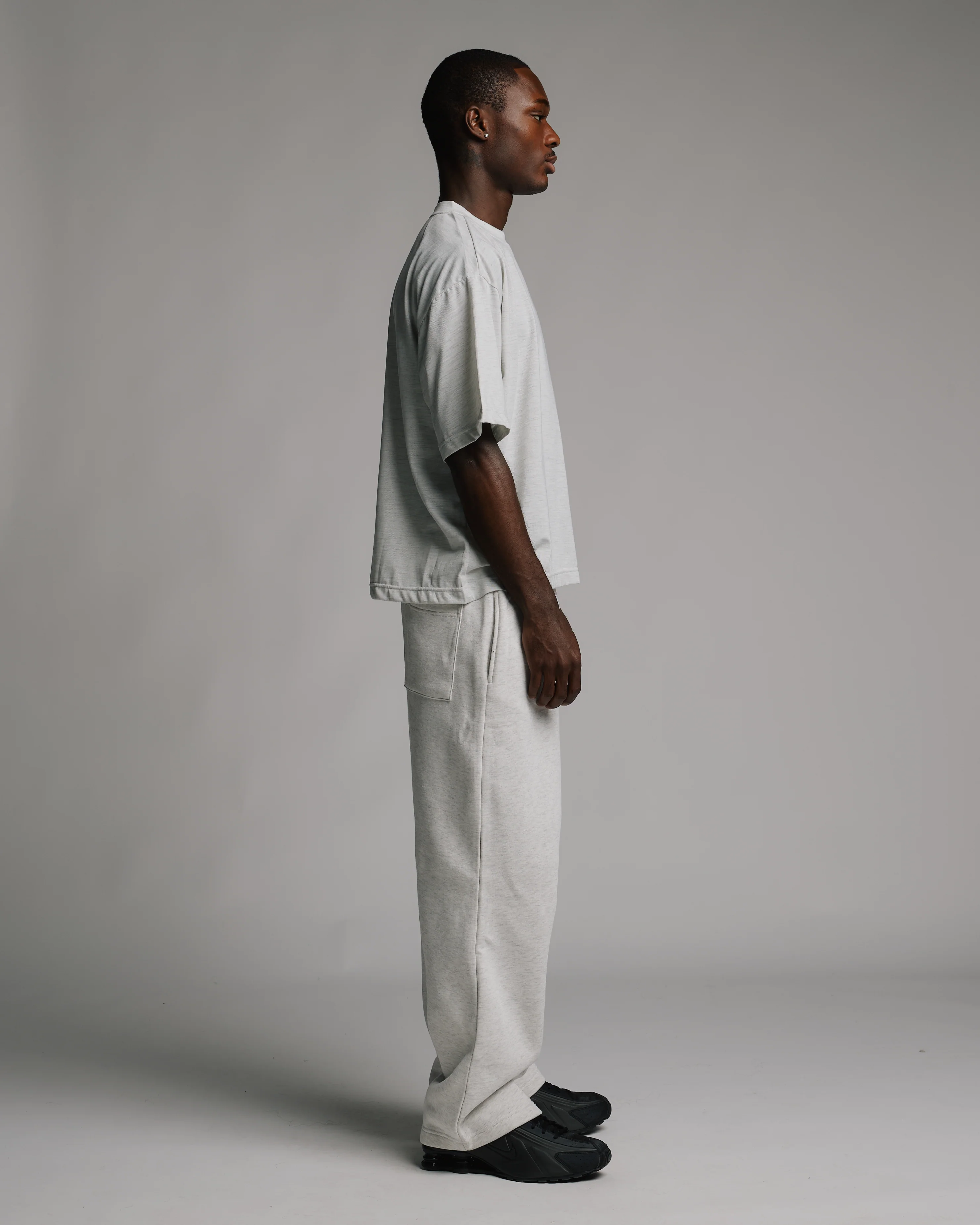 Cropped T-Shirt - Ash - Image 4