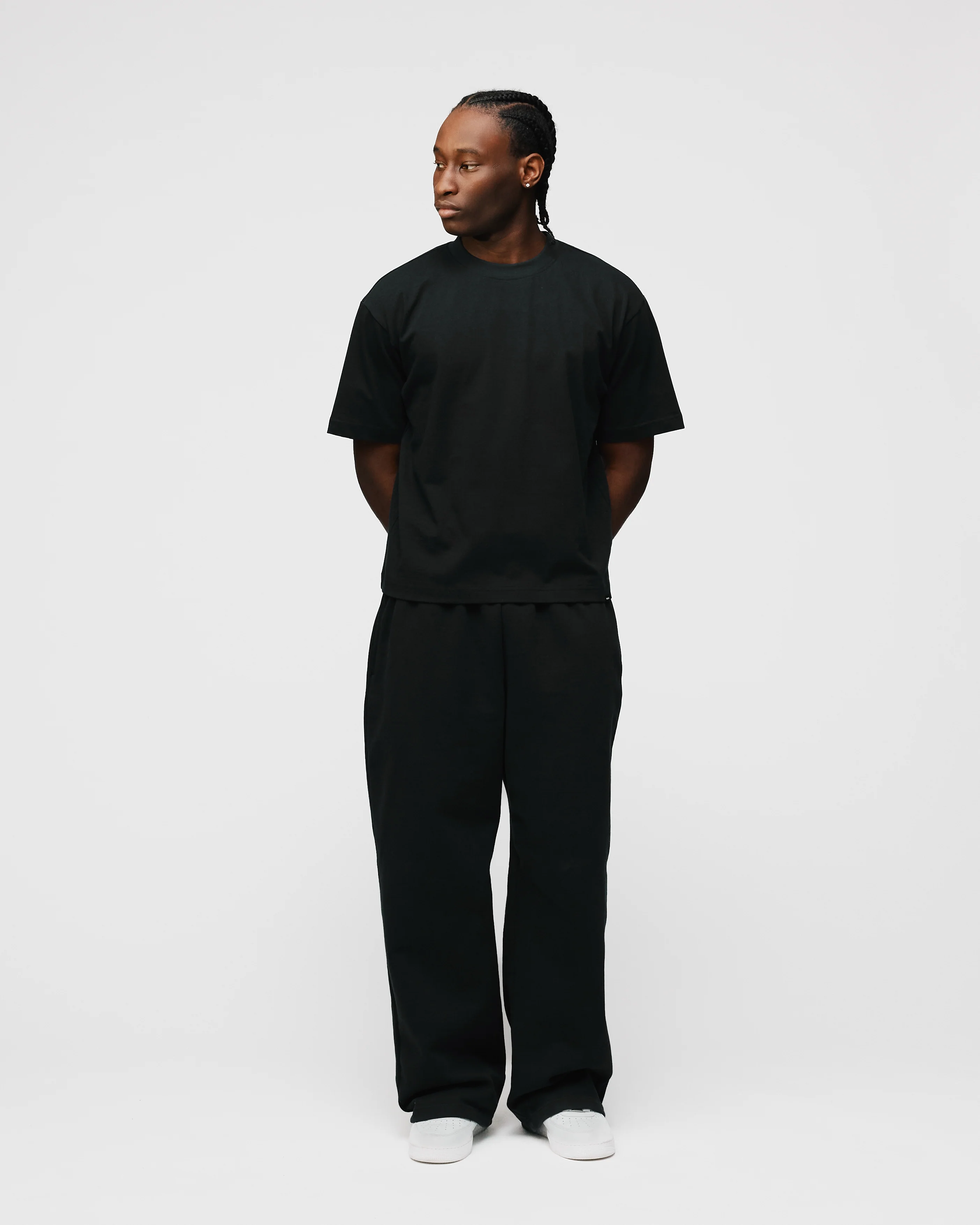 Cropped T-Shirt - Black - Image 4