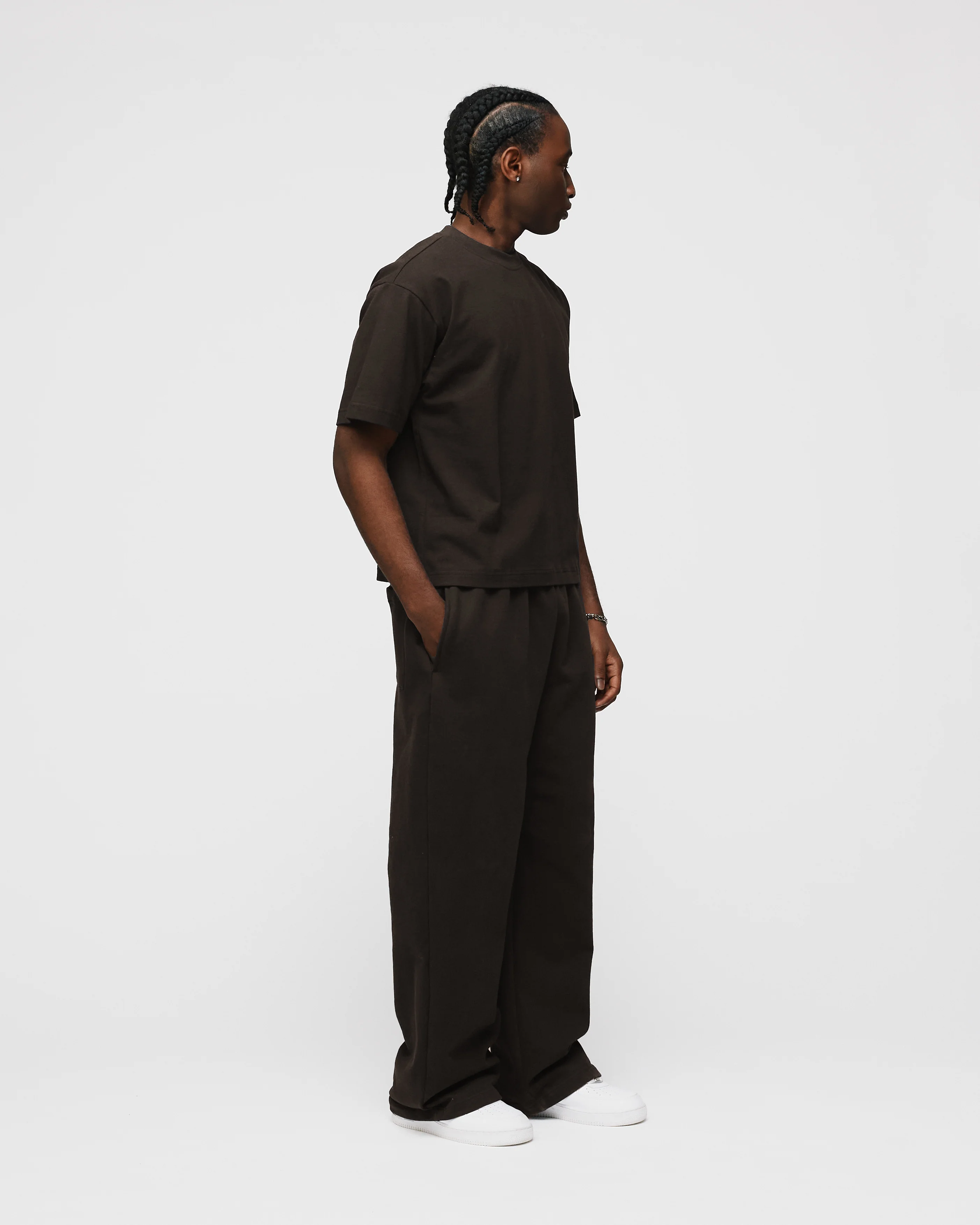 Cropped T-Shirt - Espresso - Image 5