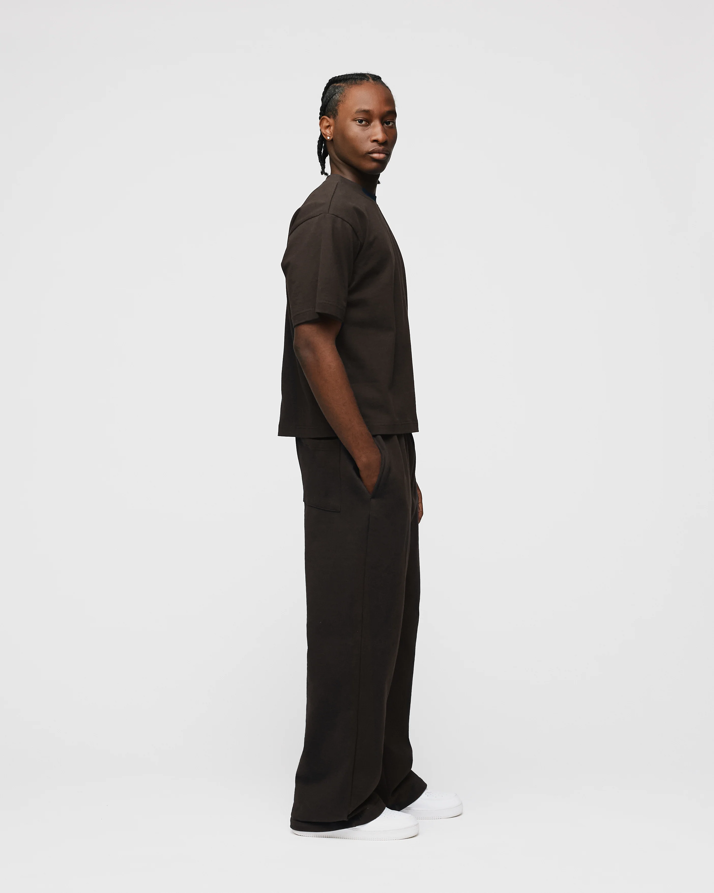 Cropped T-Shirt - Espresso - Image 6