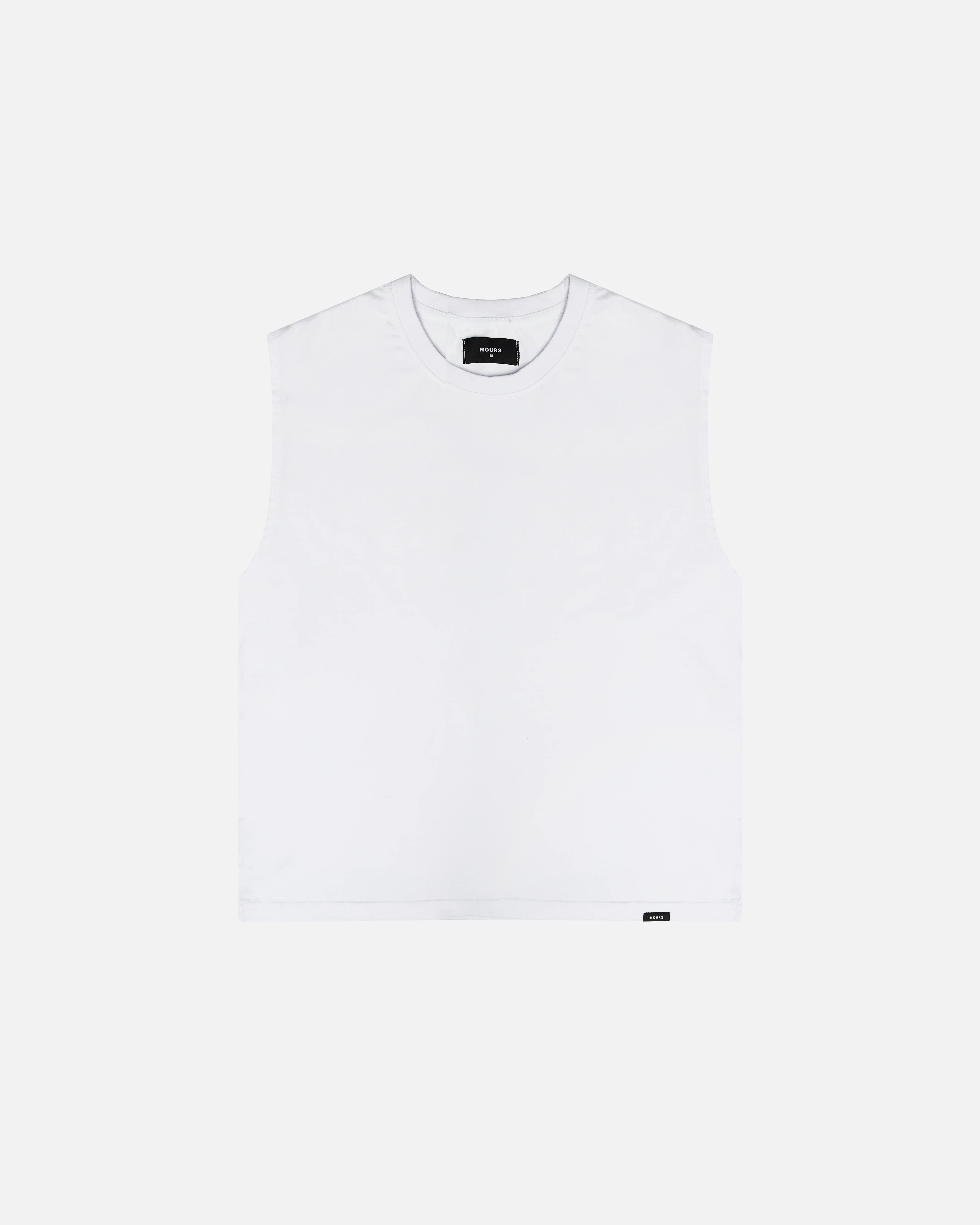 Cropped Tank Top - White